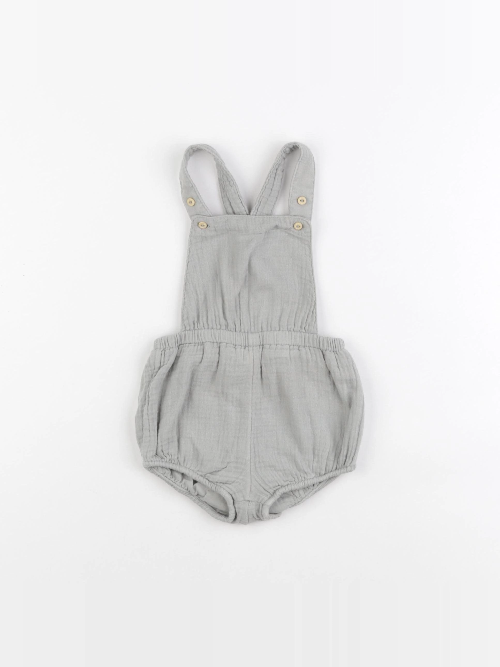 H&M - salopette vert - 6 mois
