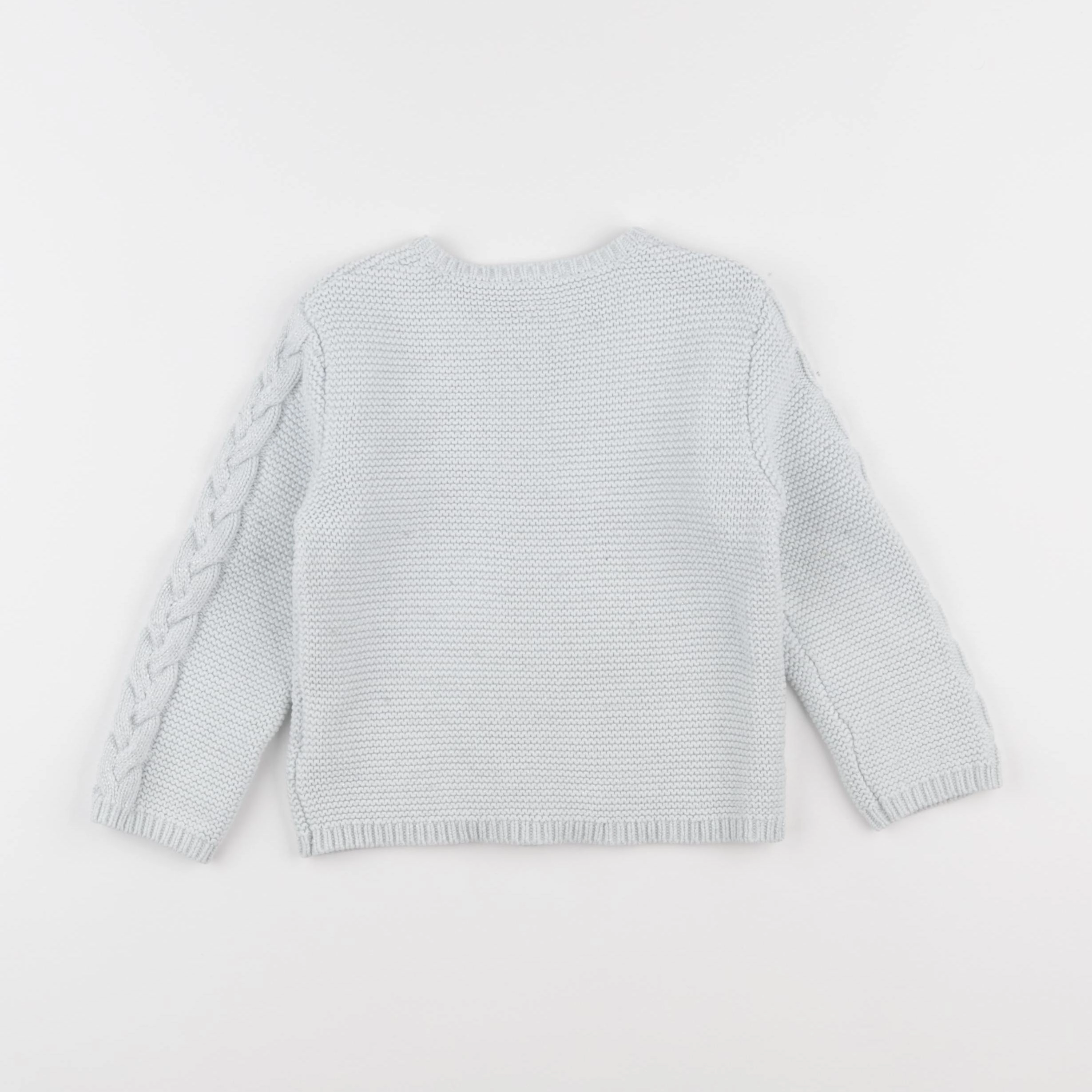 Carrément Beau - gilet bleu, argent - 3 ans