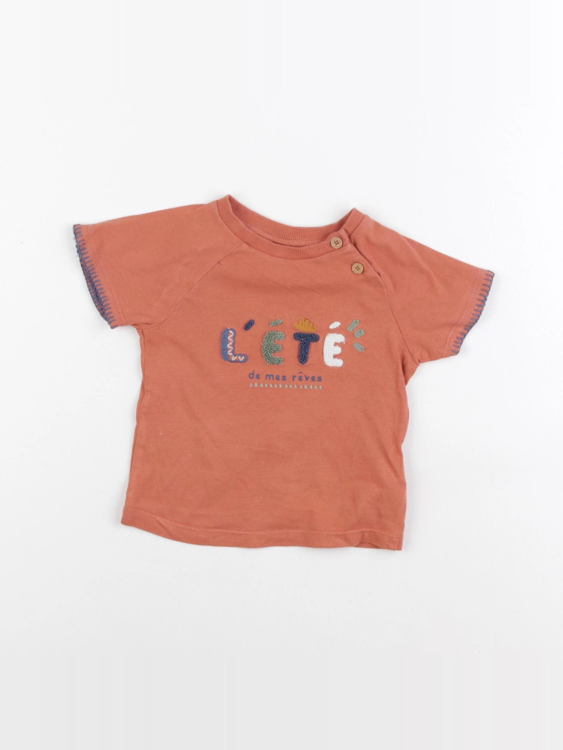 Tape à l'oeil - tee-shirt marron - 9 mois