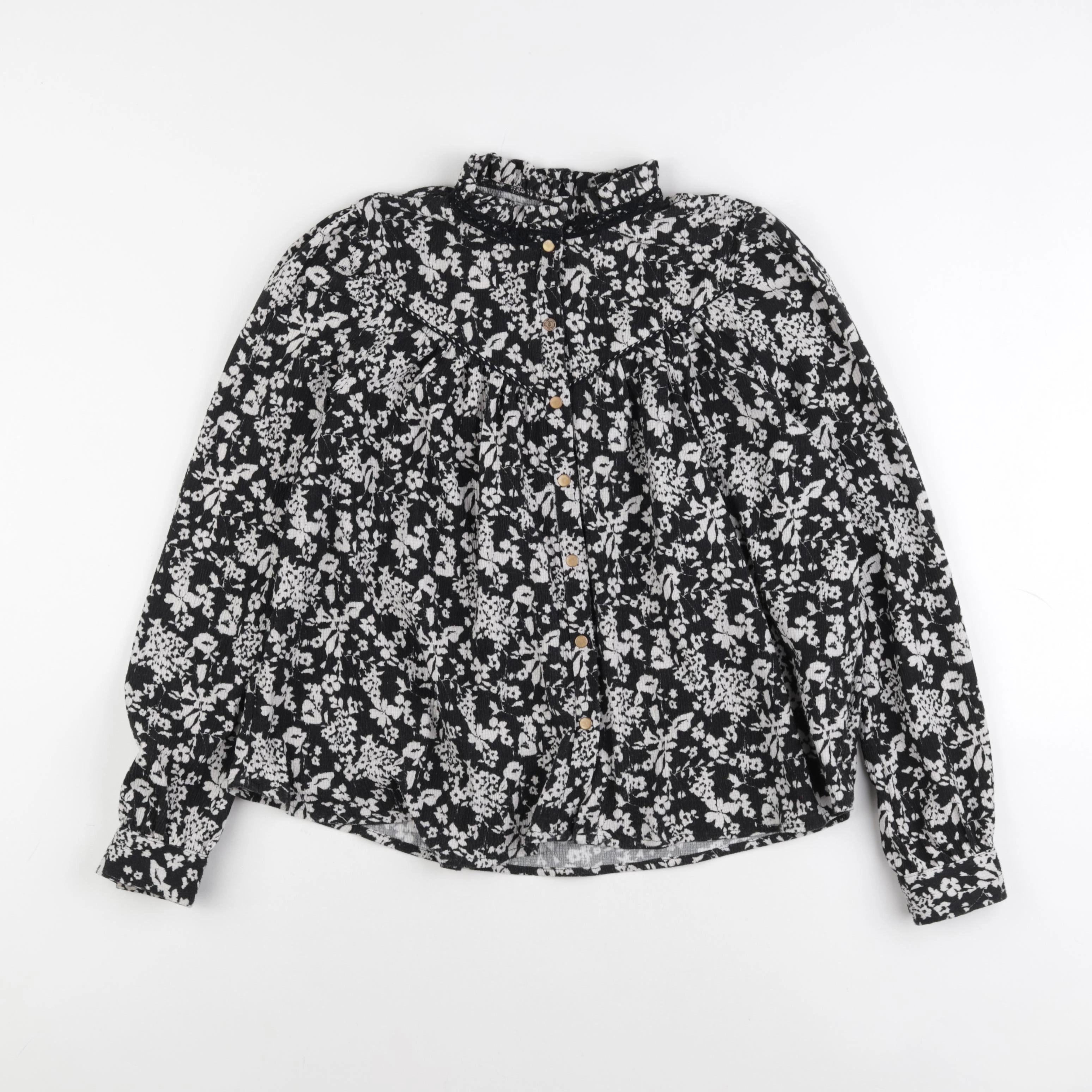 IKKS - blouse noir - 12 ans