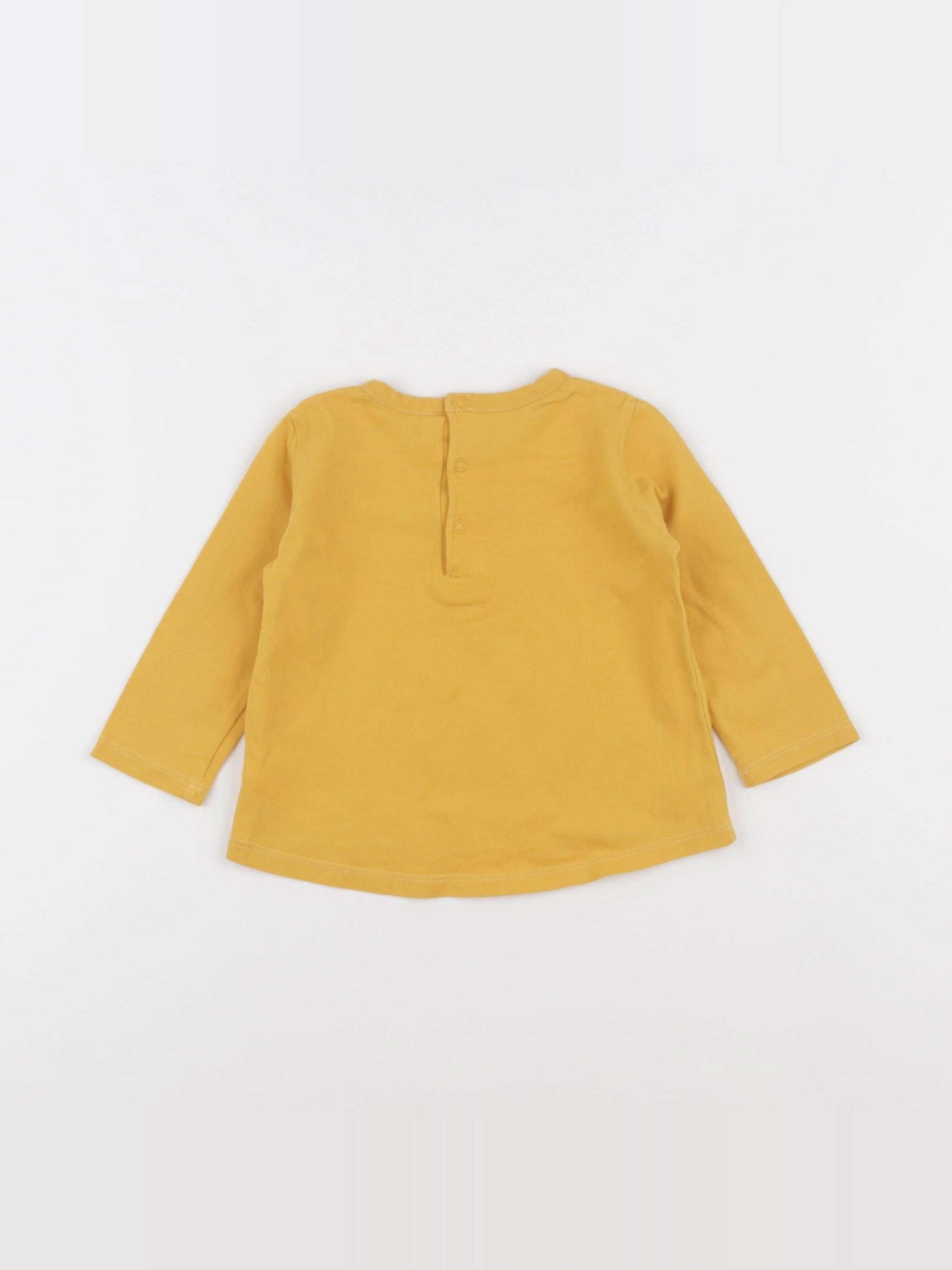 La Redoute - tee-shirt jaune - 9 mois