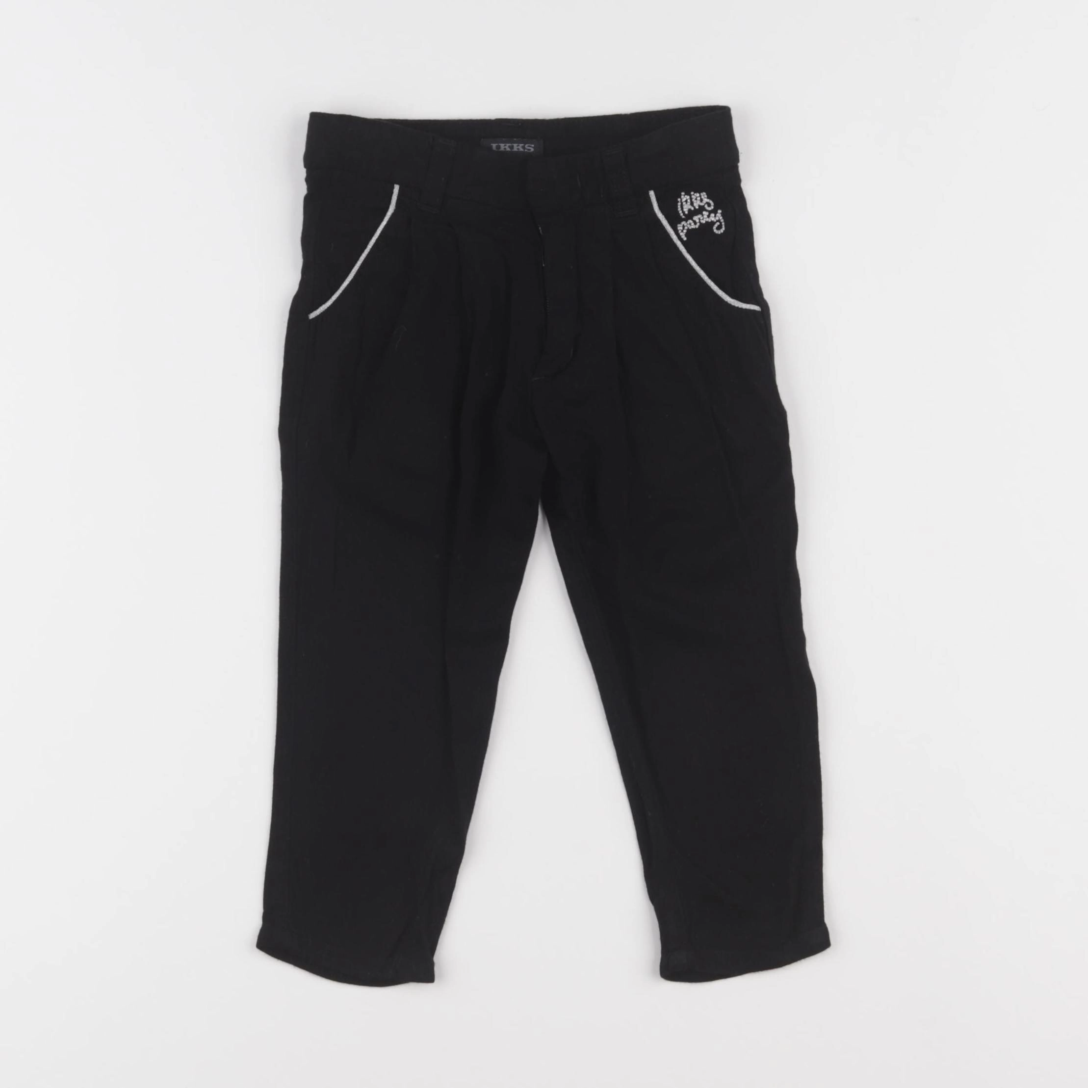 IKKS - pantalon noir - 2 ans