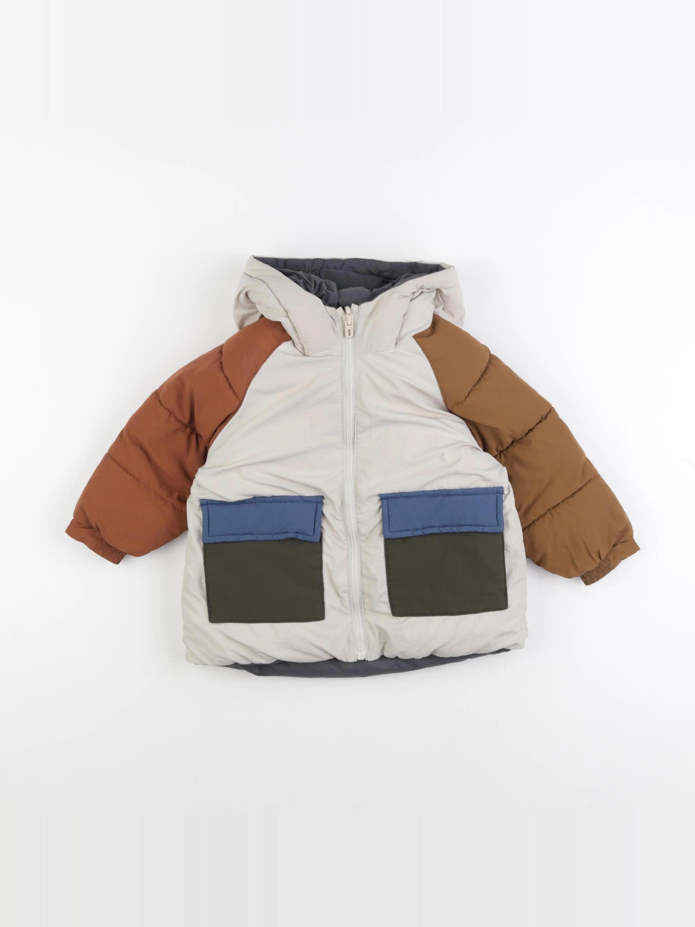 Zara - doudoune beige - 18/24 mois