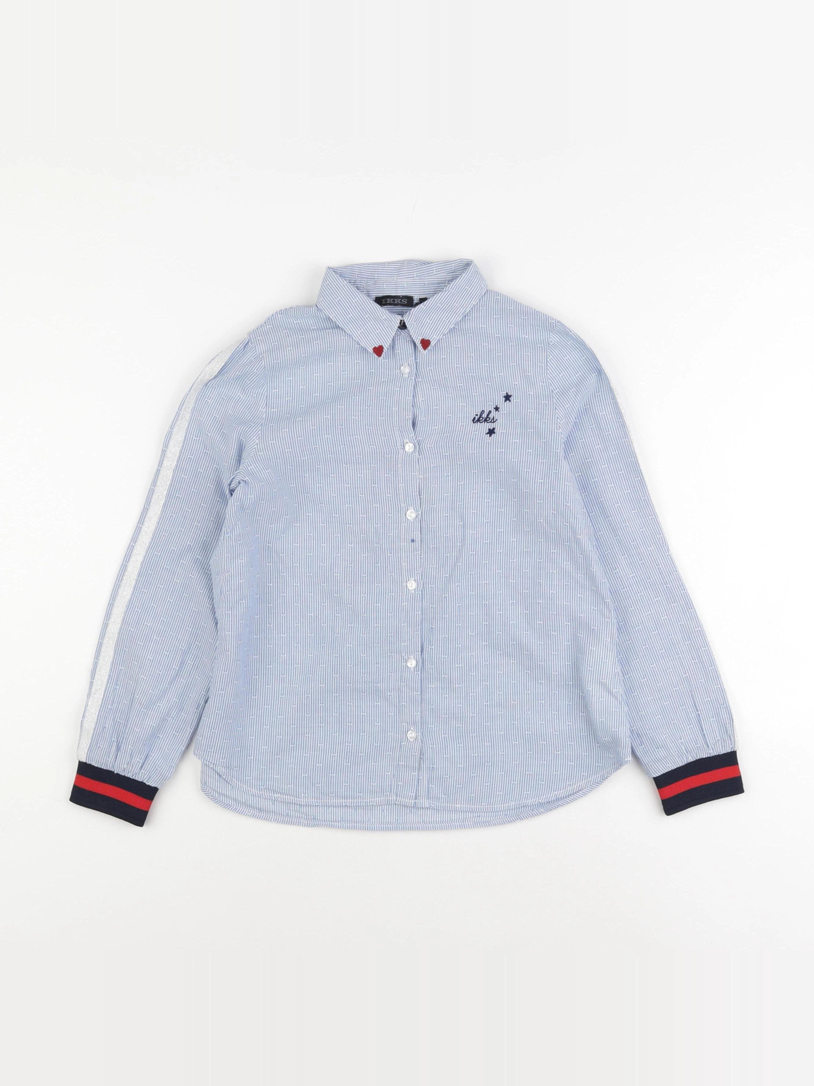 IKKS - chemise bleu - 8 ans