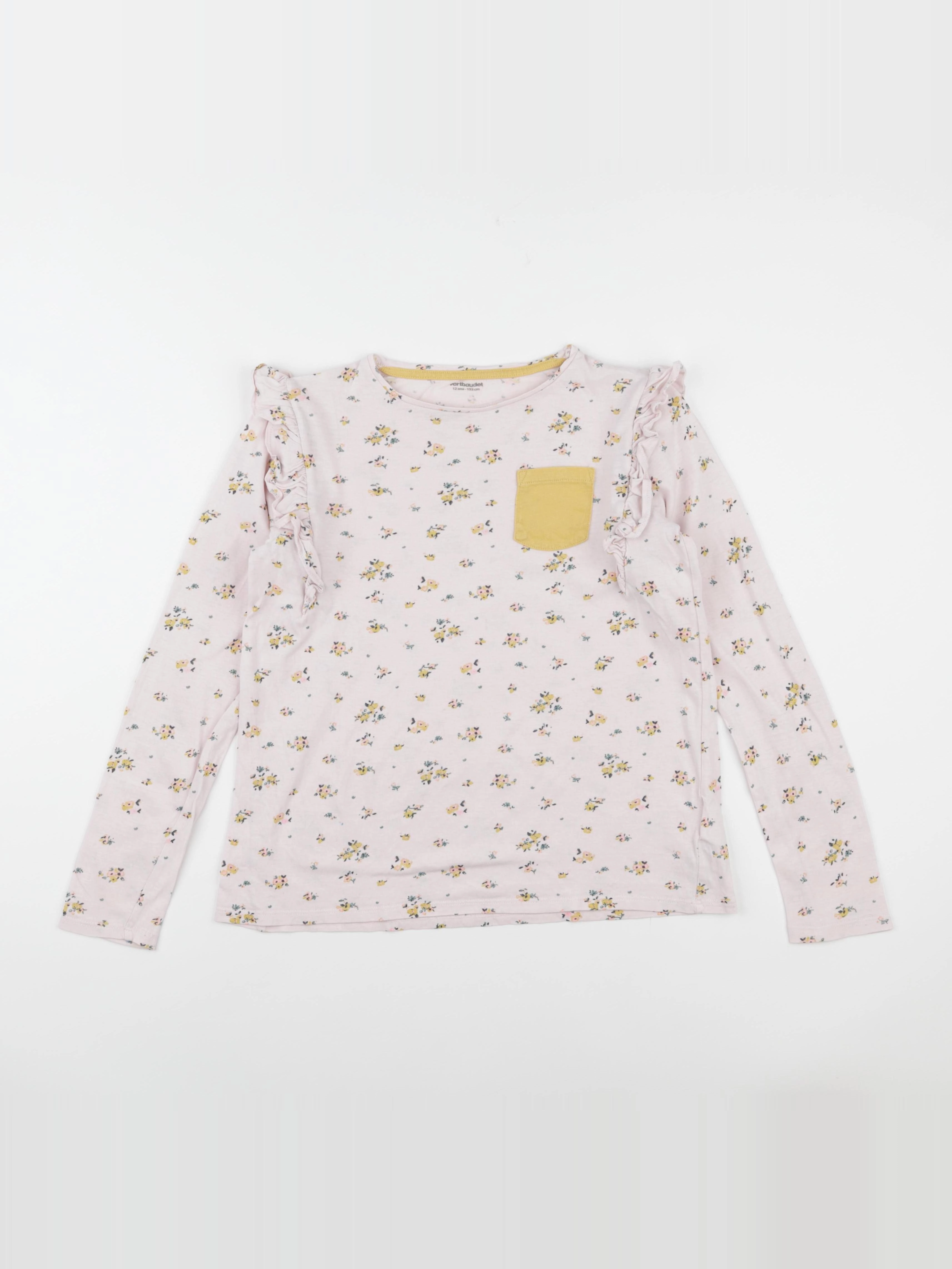Vertbaudet - tee-shirt rose - 12 ans