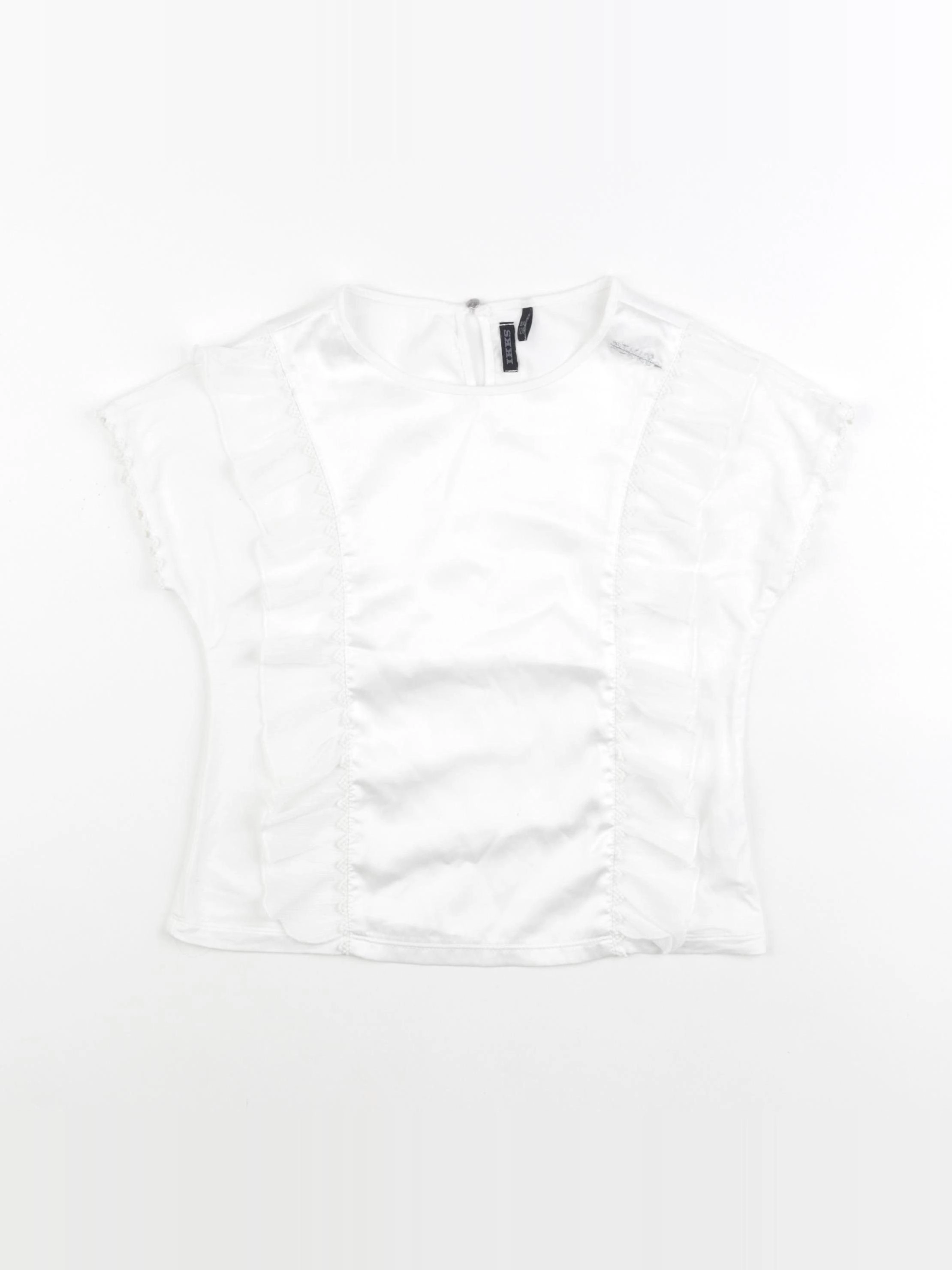 IKKS - blouse blanc - 8 ans