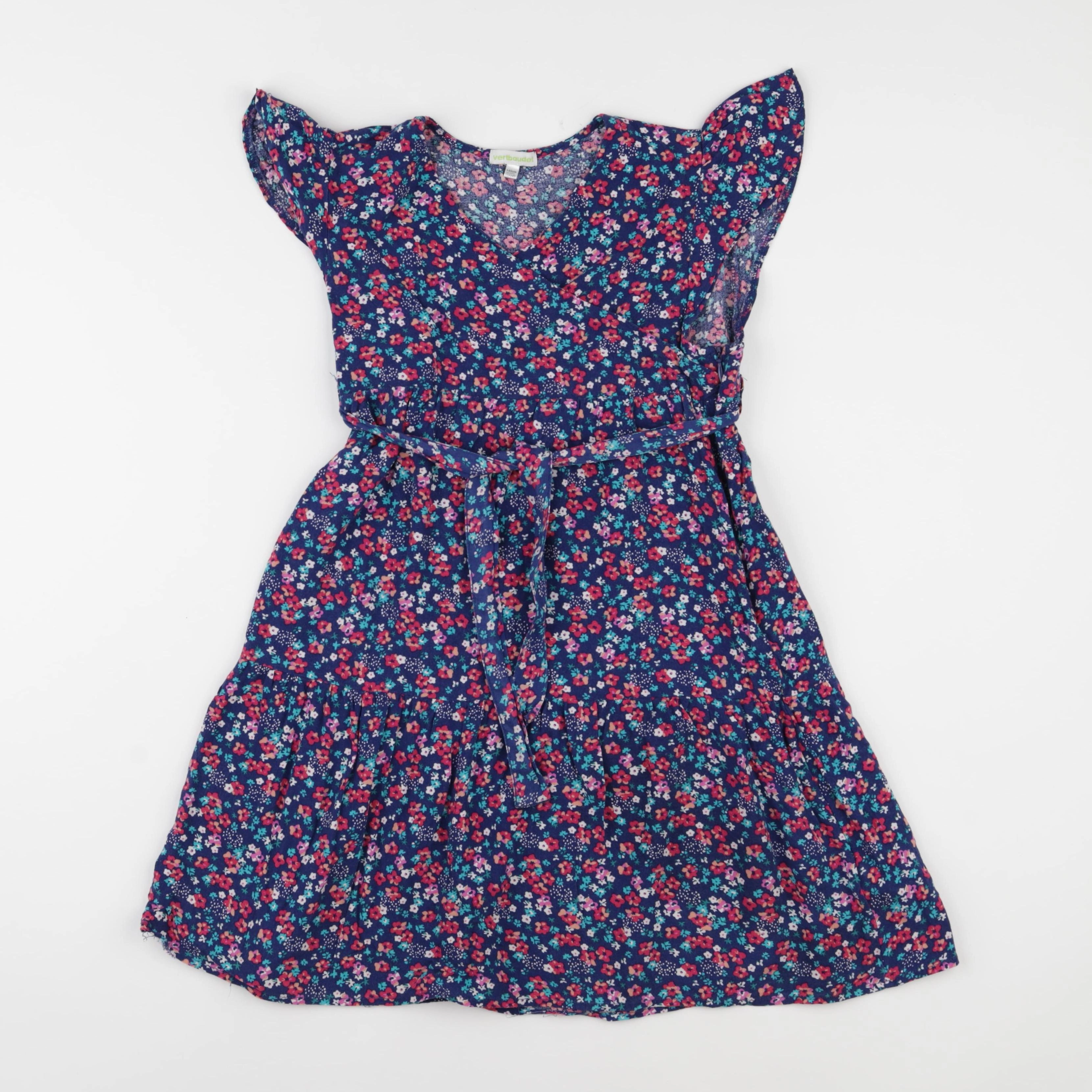 Vertbaudet - robe multicolore - 10 ans