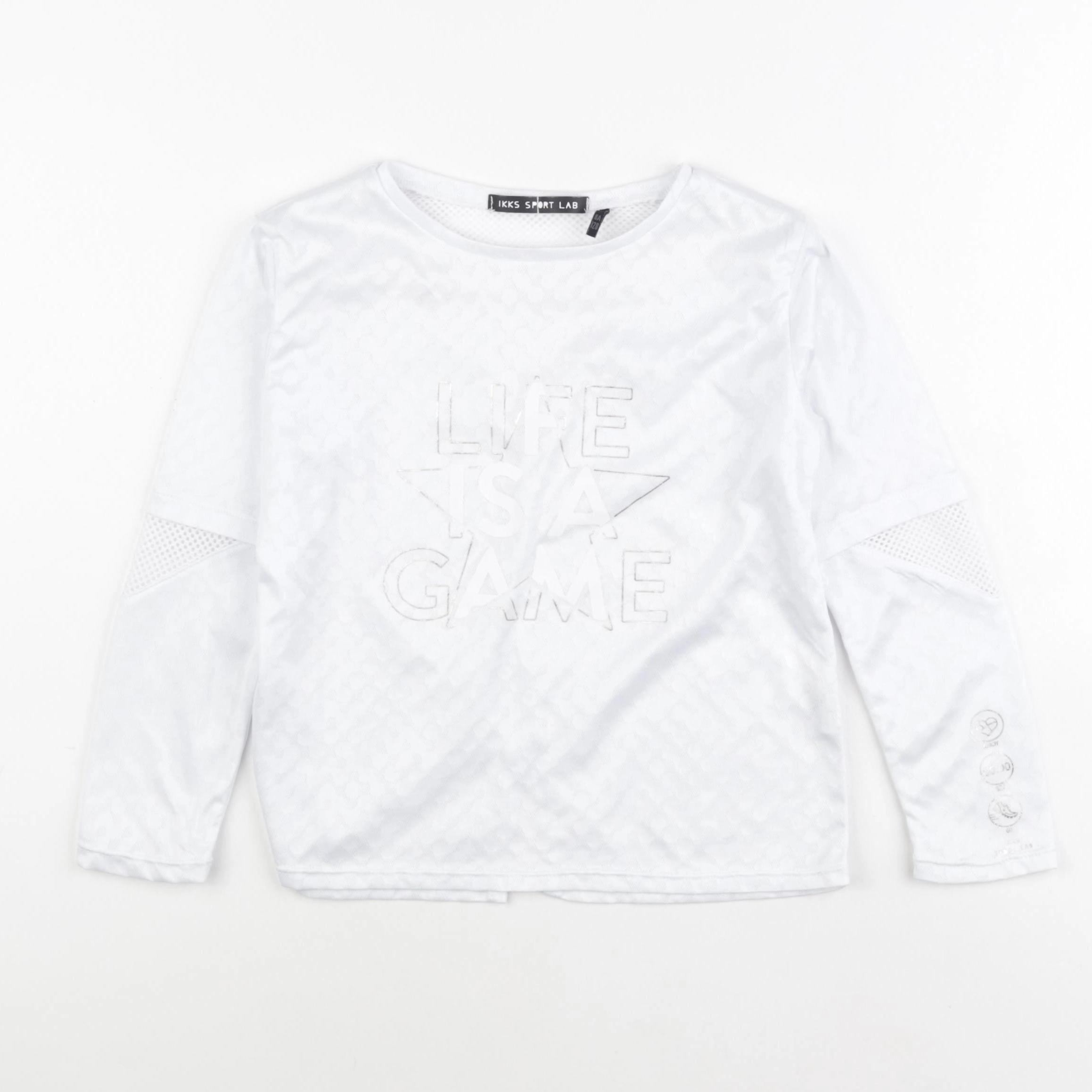 IKKS - tee-shirt blanc - 8 ans