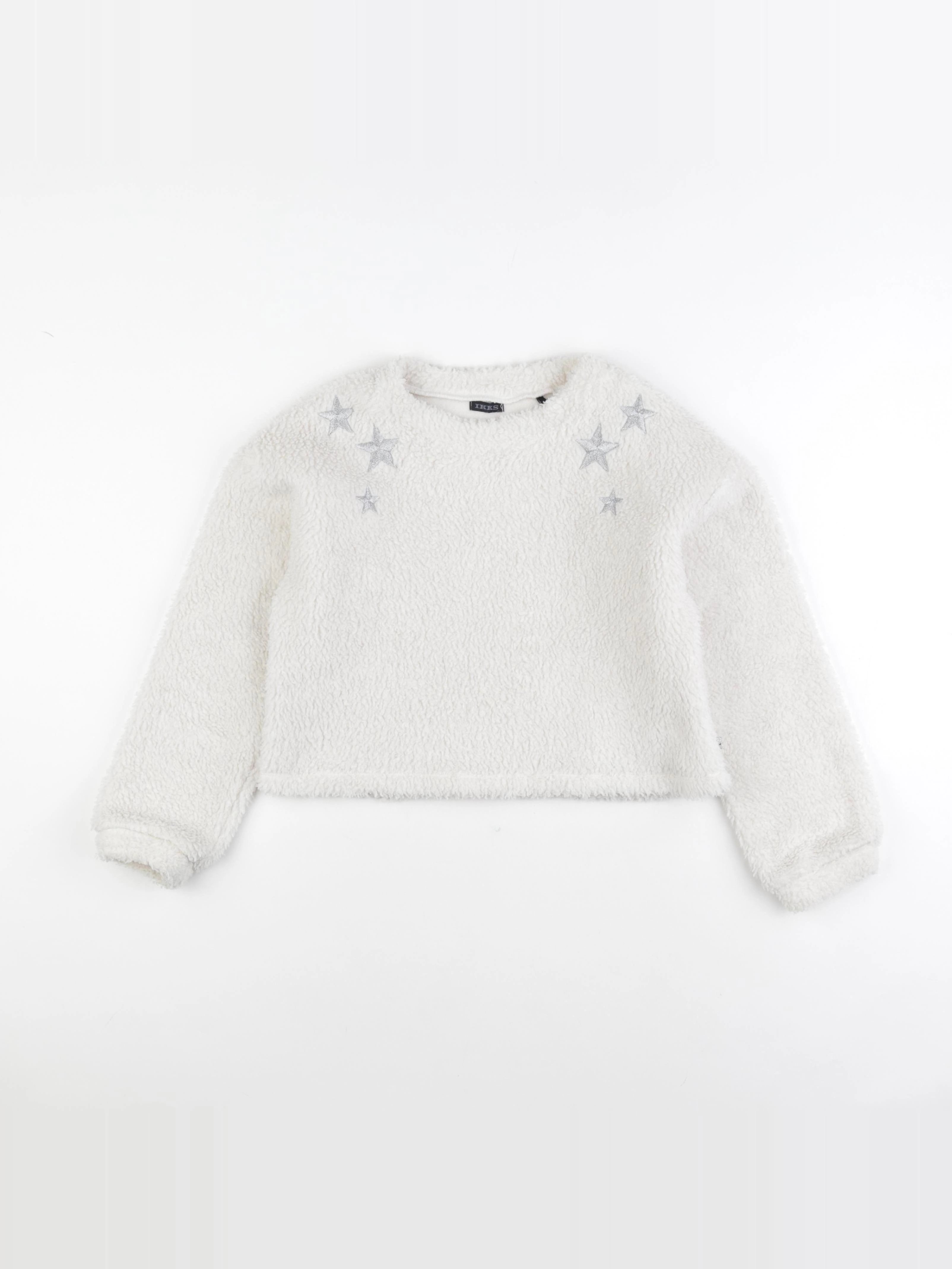 IKKS - sweat blanc - 10 ans