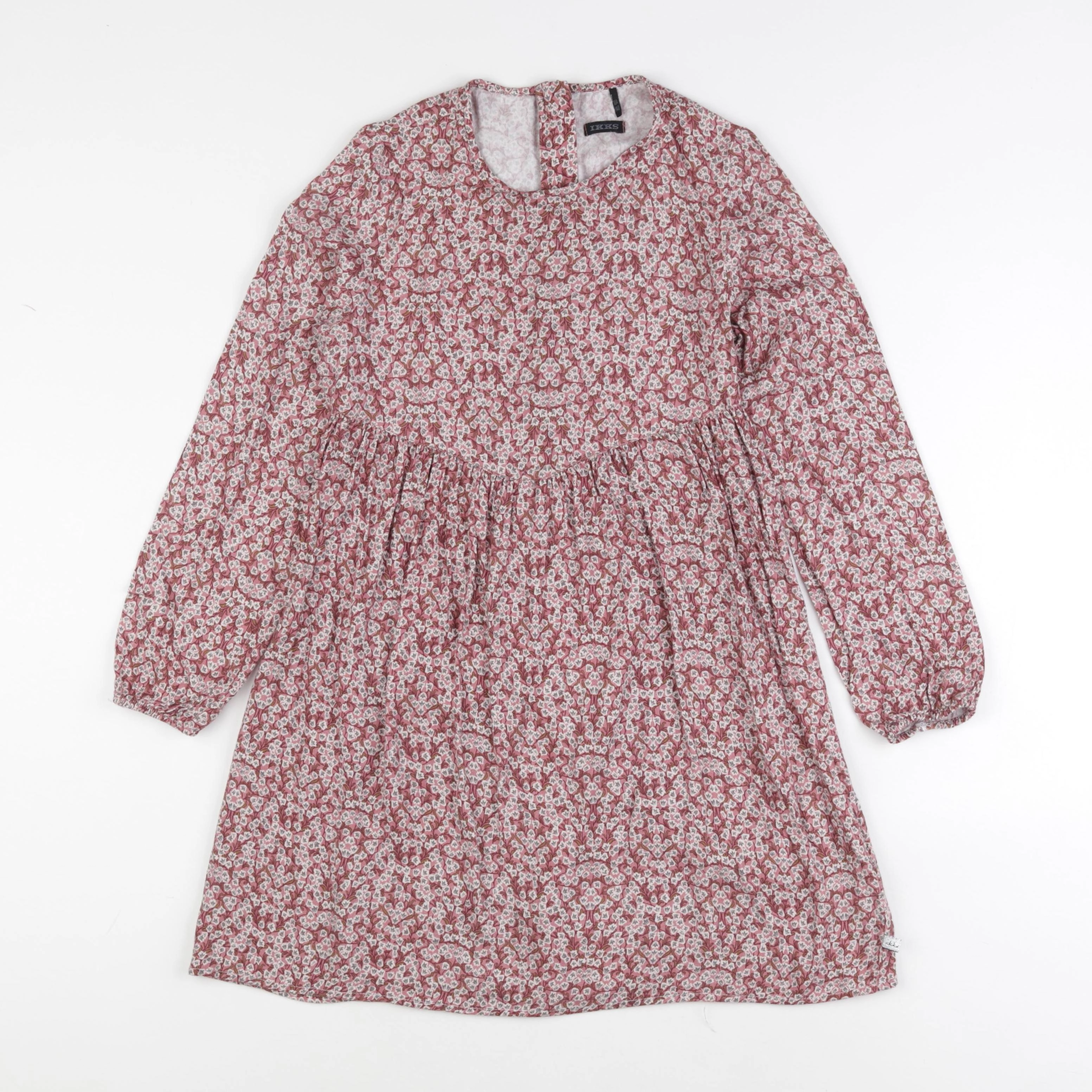 IKKS - robe rose - 10 ans