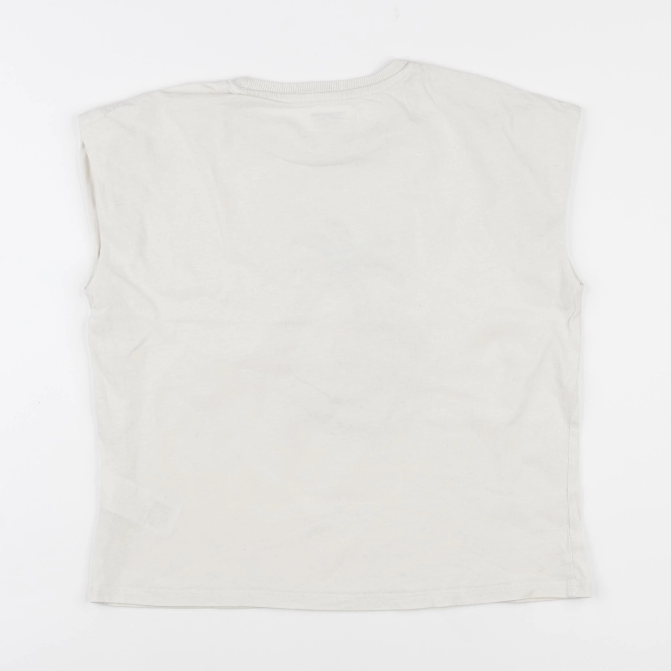 Vertbaudet - tee-shirt beige - 10 ans