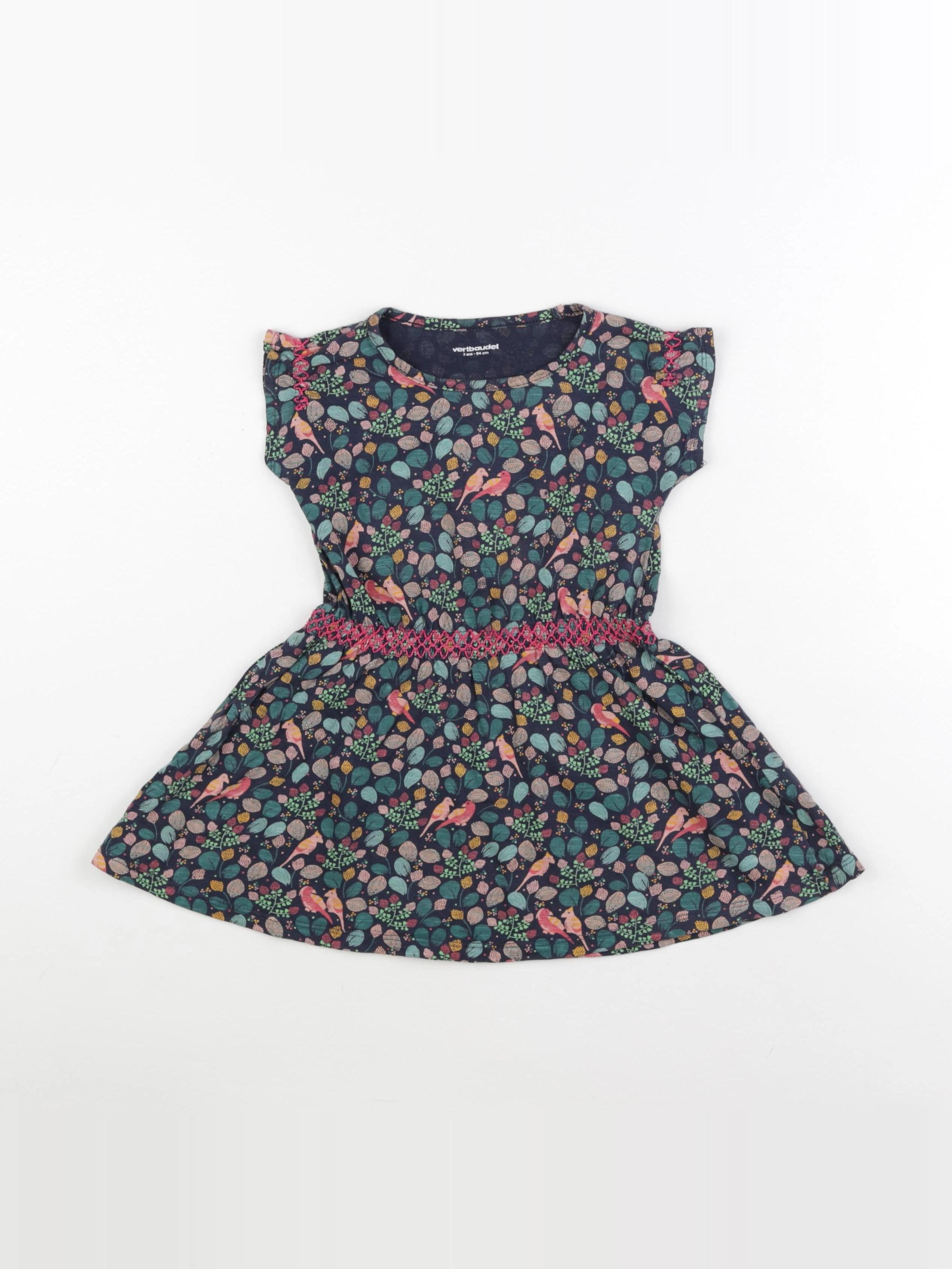 Vertbaudet - robe bleu - 3 ans