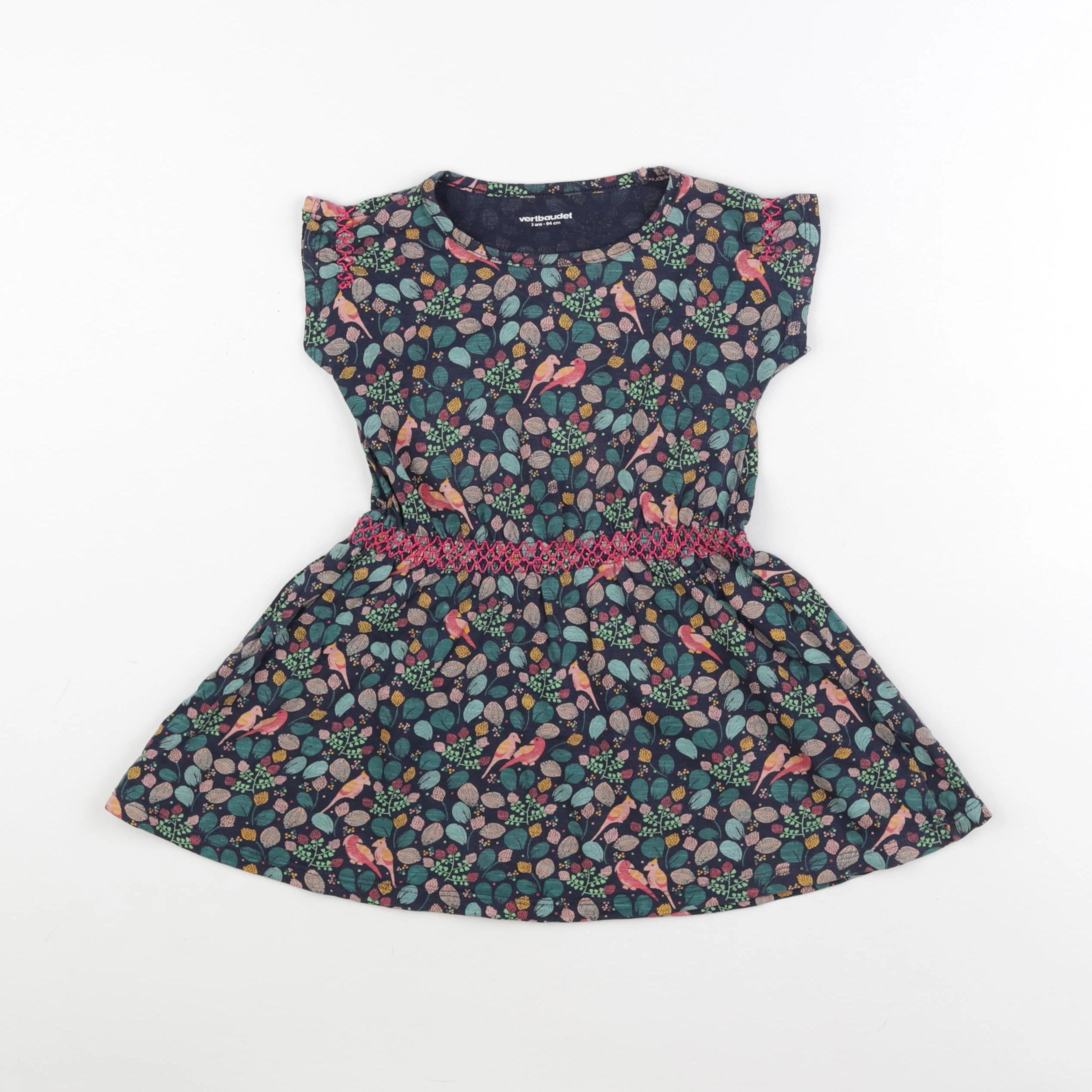 Vertbaudet - robe bleu - 3 ans