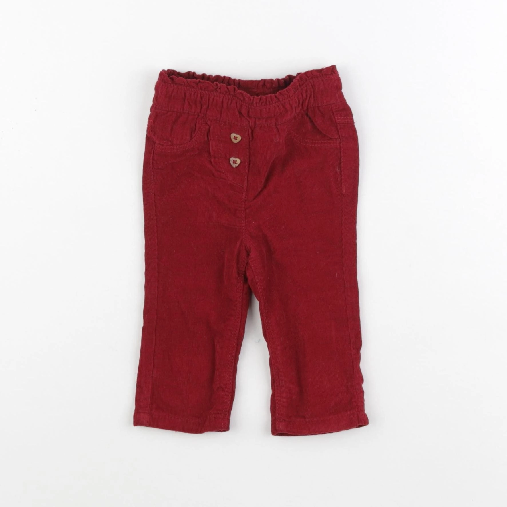 Tape à l'oeil - pantalon rouge - 3 mois