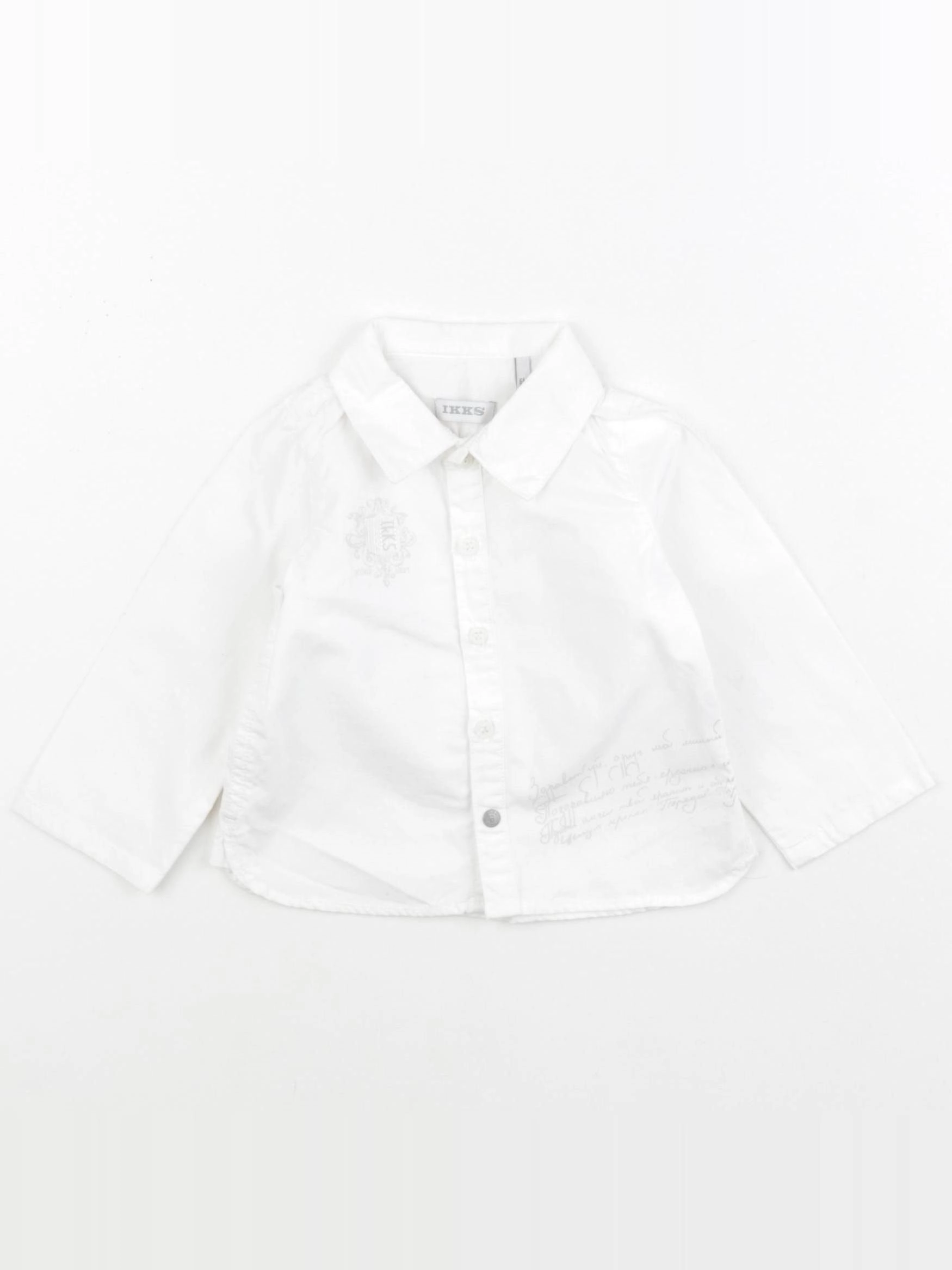 IKKS - chemise blanc - 6 mois