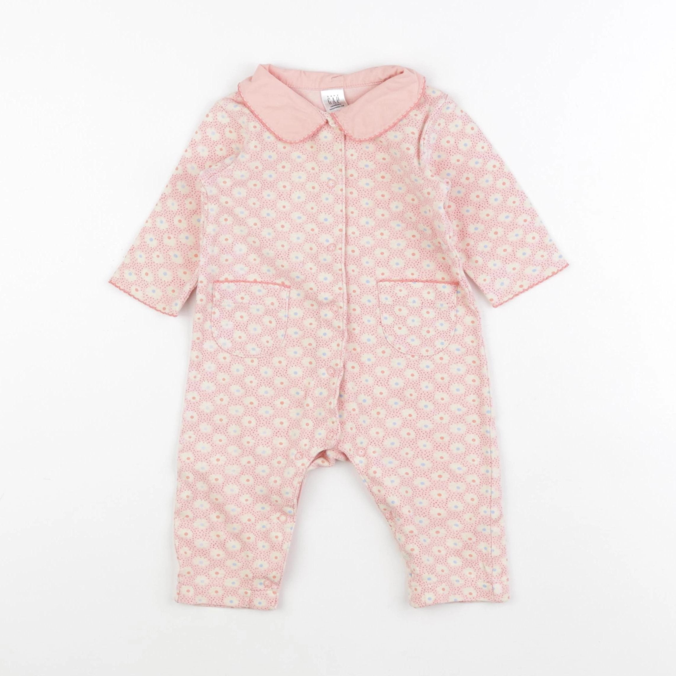 GAP - pyjama coton rose - 0 mois
