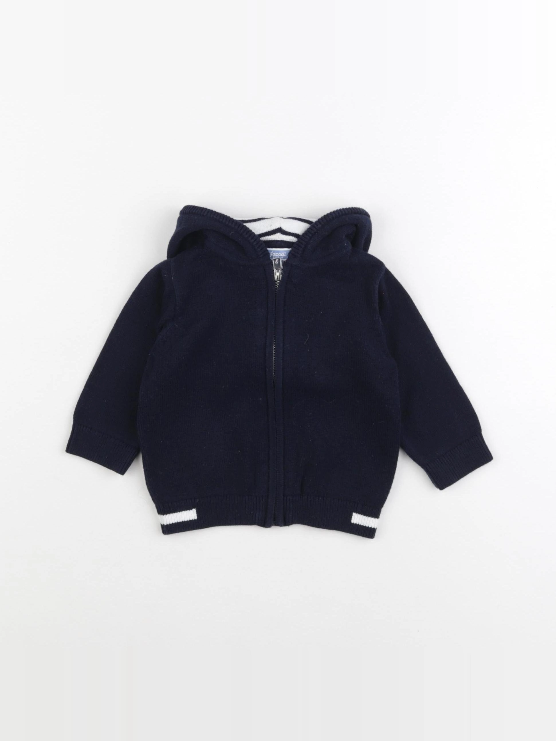 Jacadi - pull bleu - 6 mois