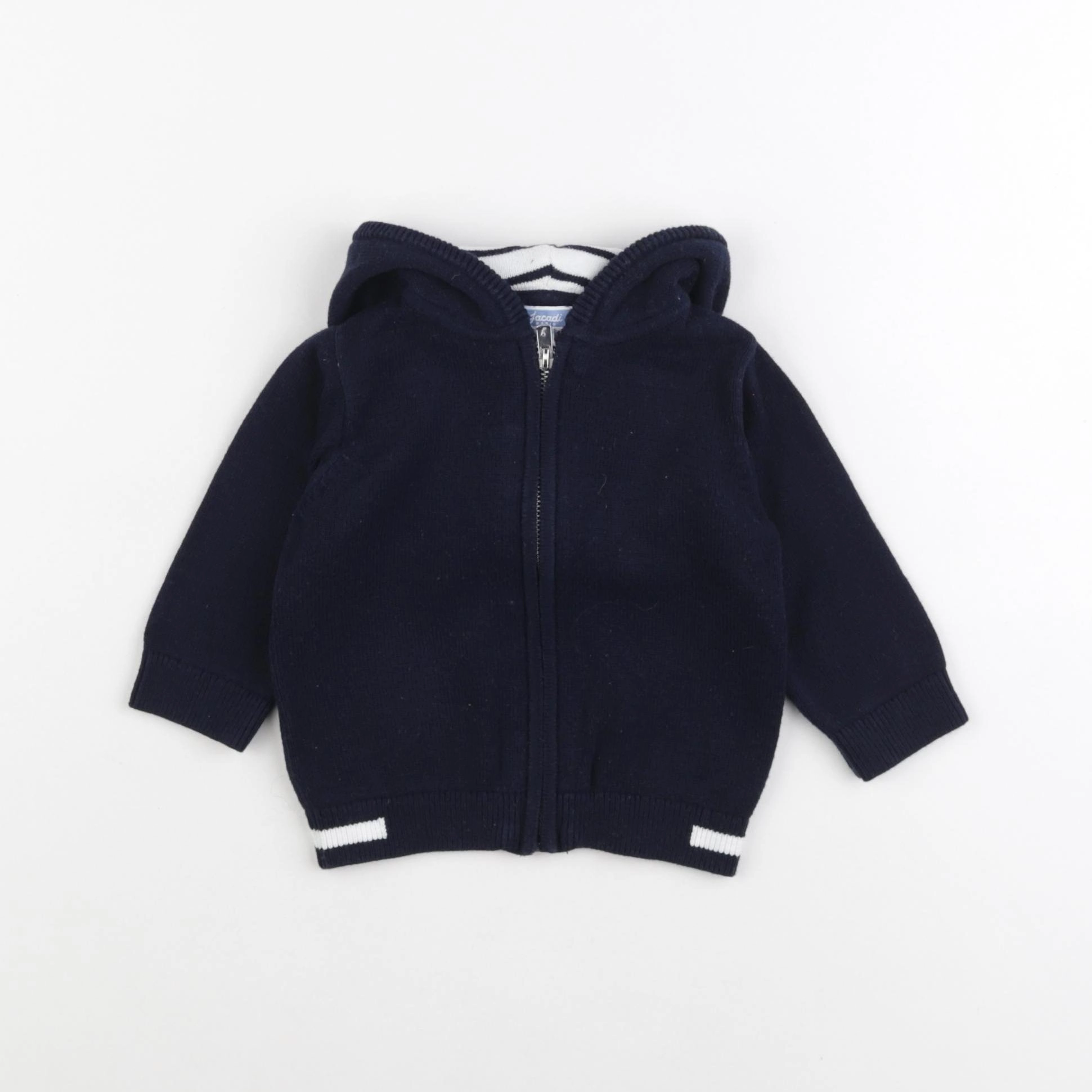 Jacadi - pull bleu - 6 mois
