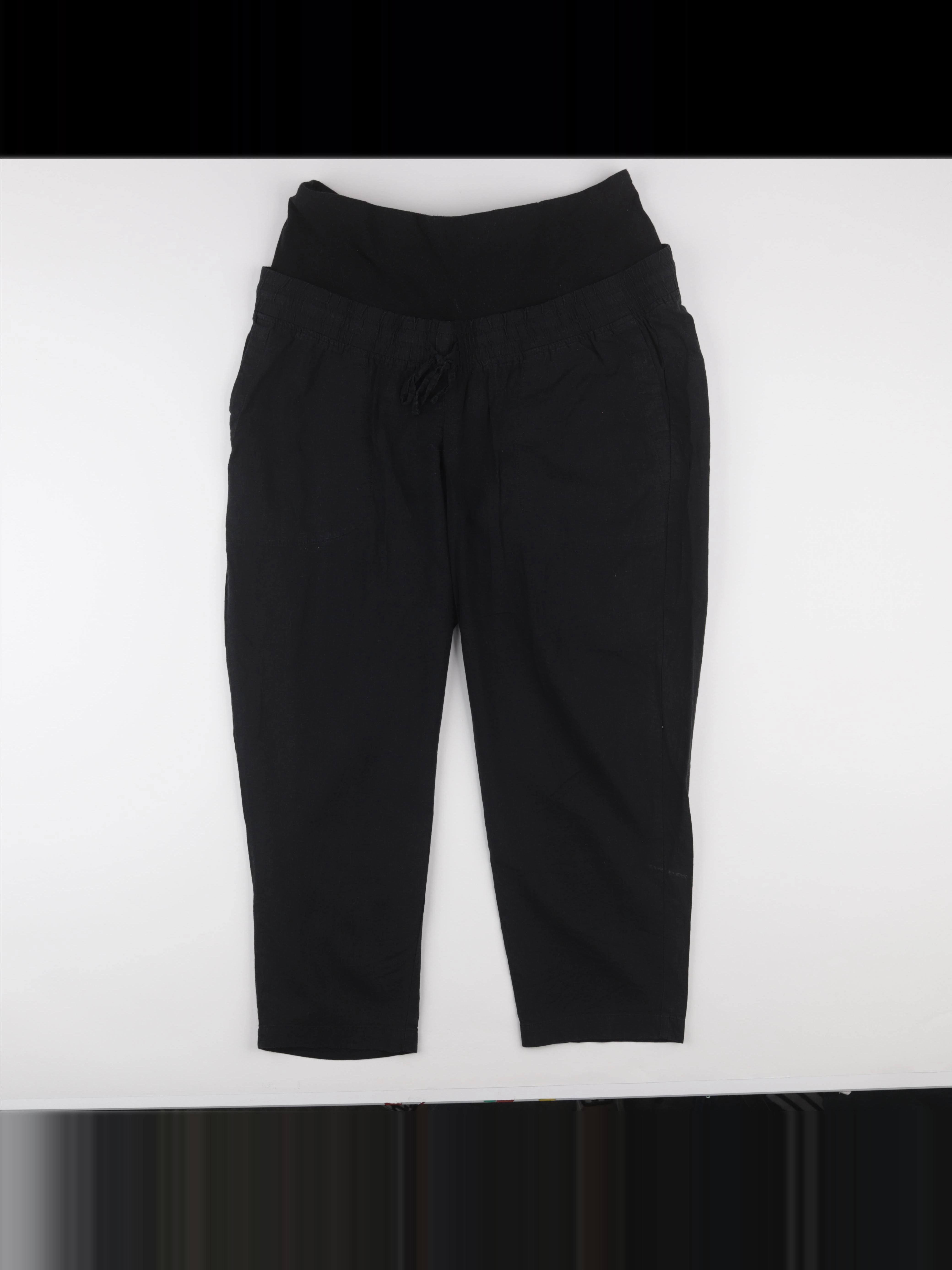 H&M - pantalon grossesse noir - l