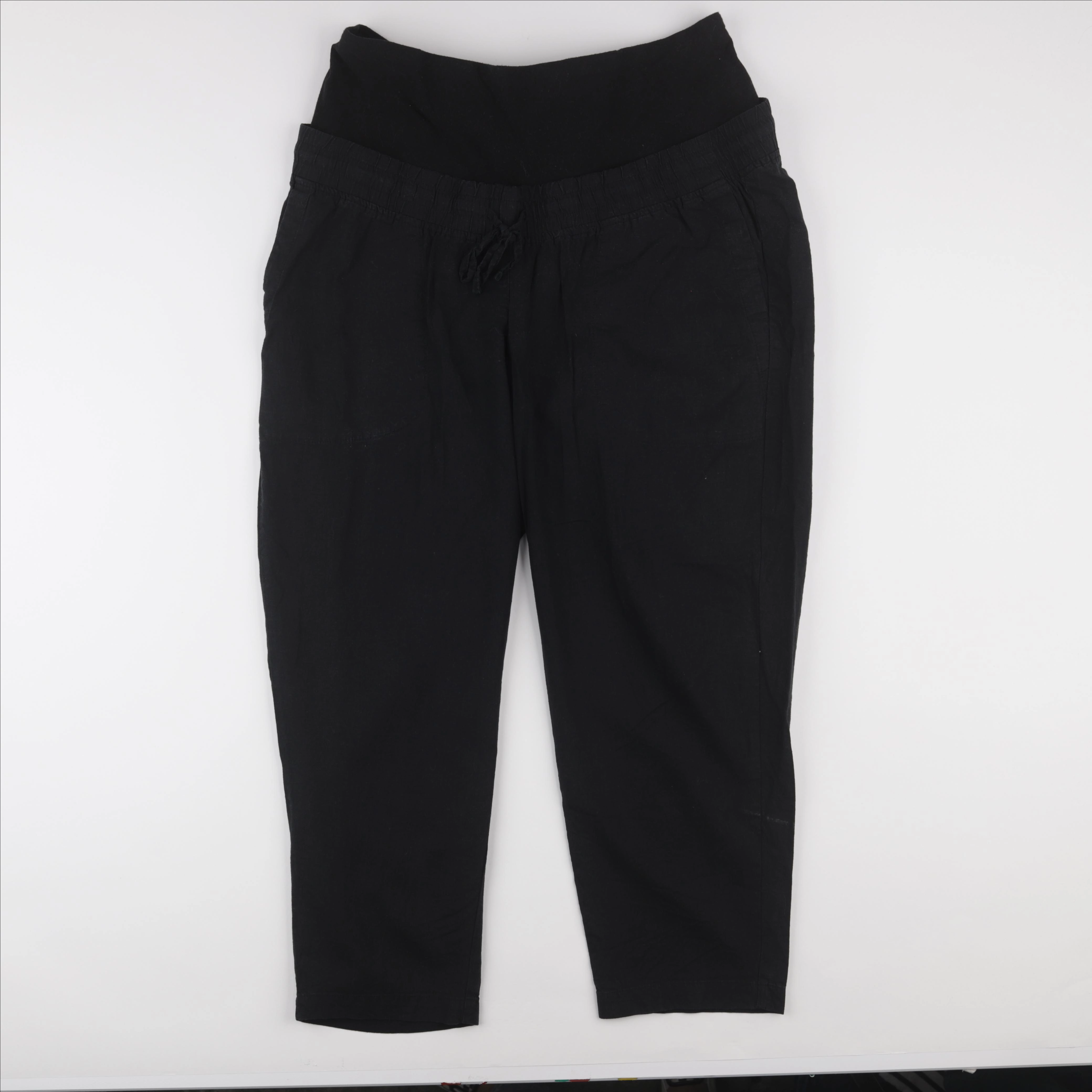 H&M - pantalon grossesse noir - l