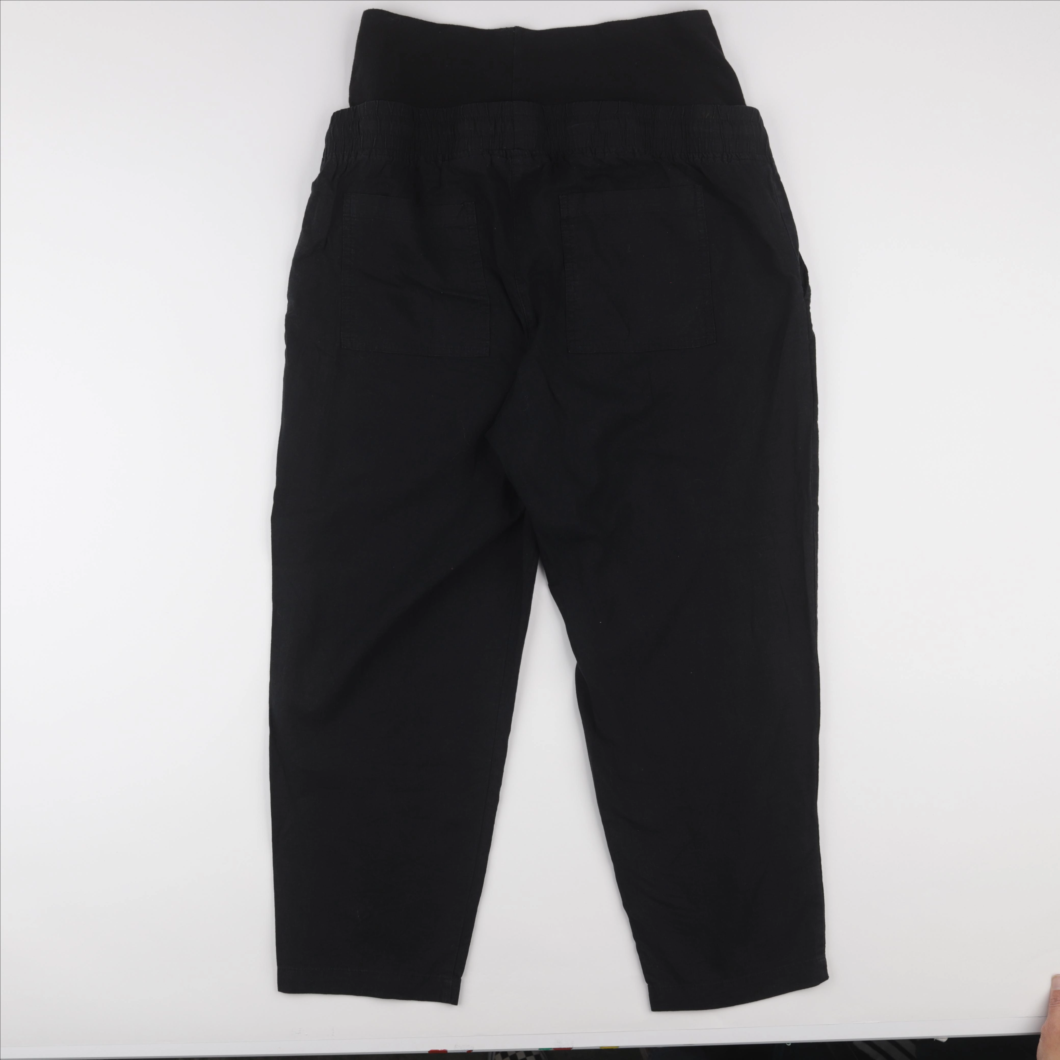 H&M - pantalon grossesse noir - l