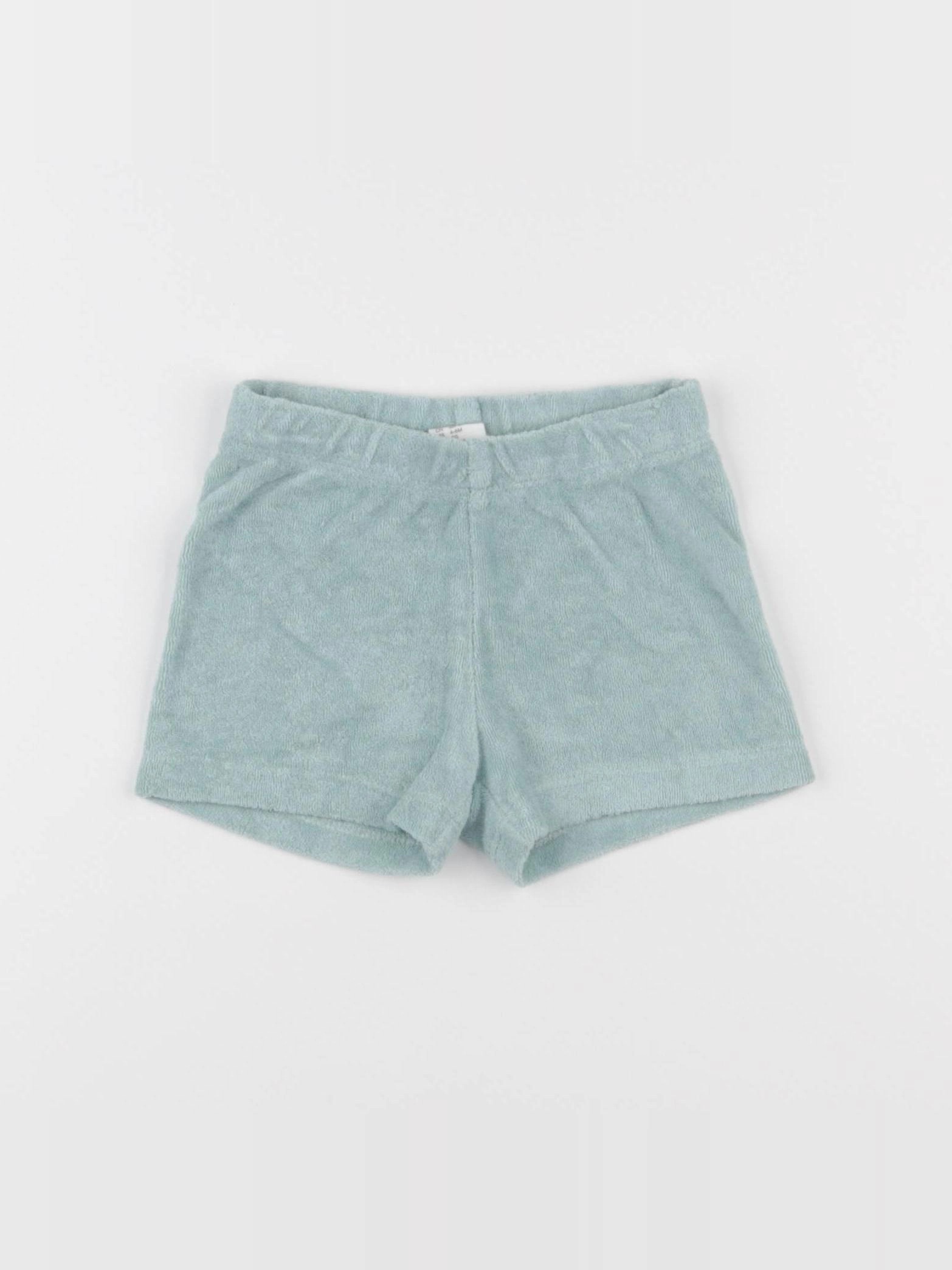 H&M - short vert - 3/6 mois