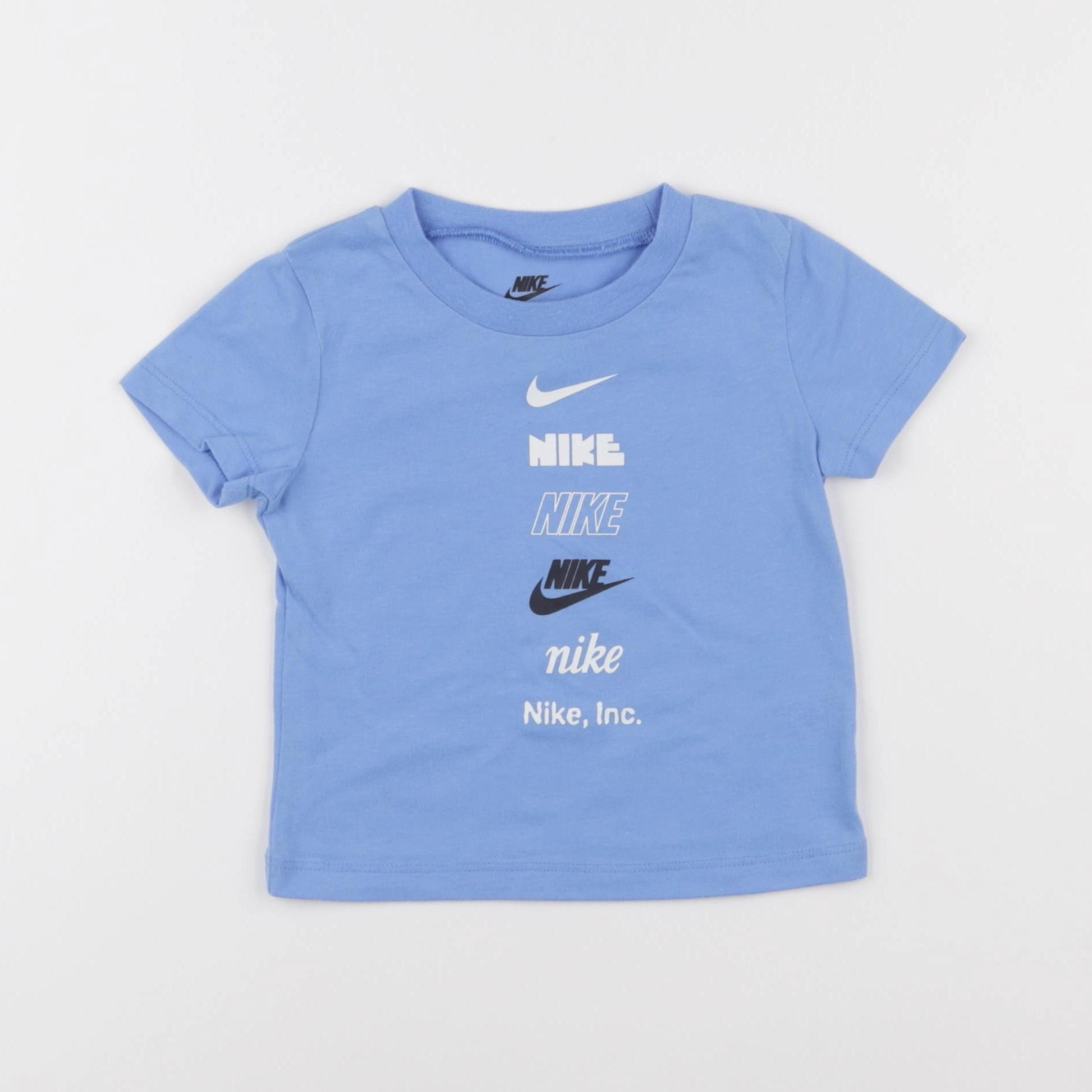 Nike - tee-shirt bleu - 9/12 mois