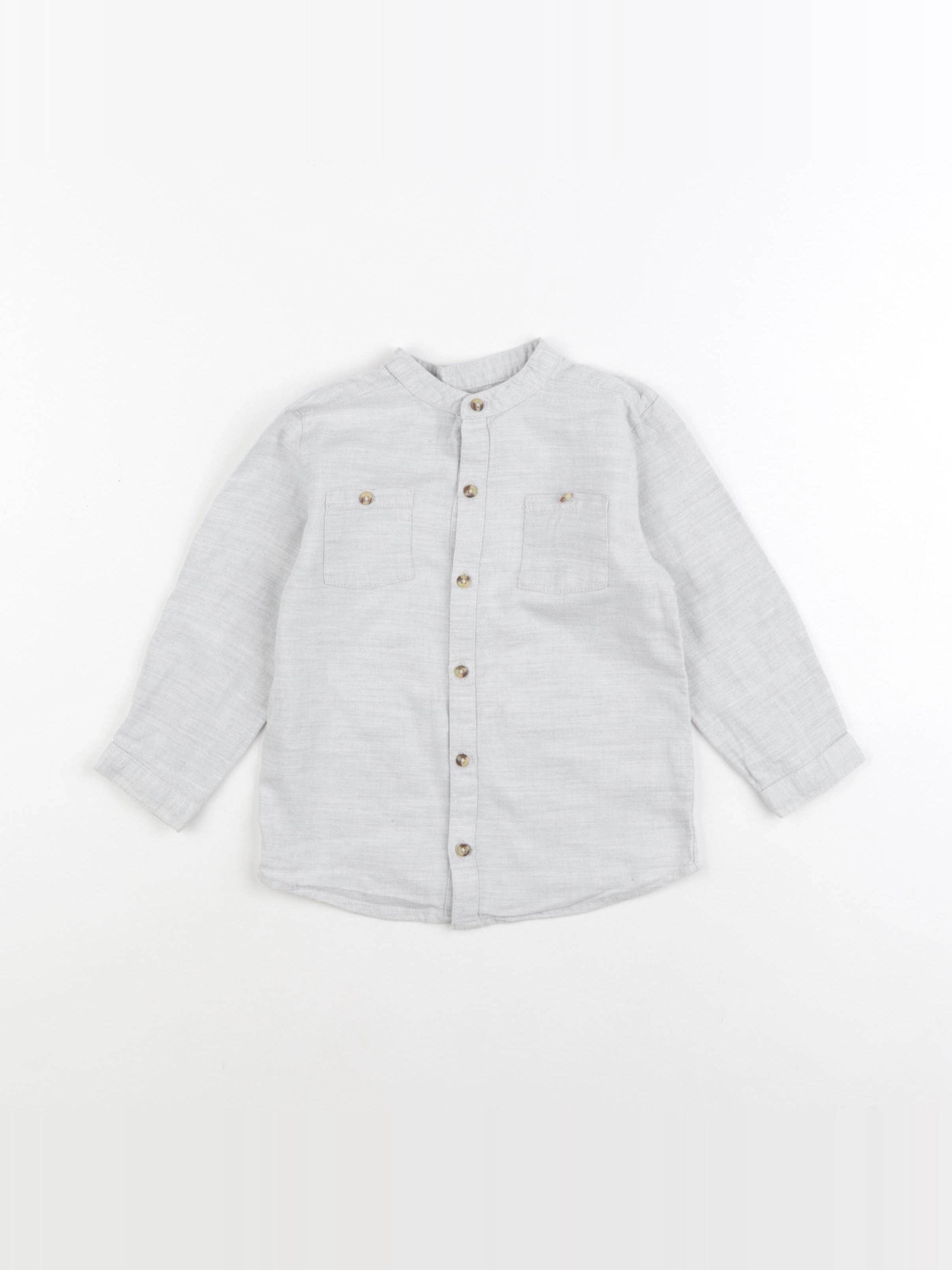Boutchou - chemise bleu - 36 mois