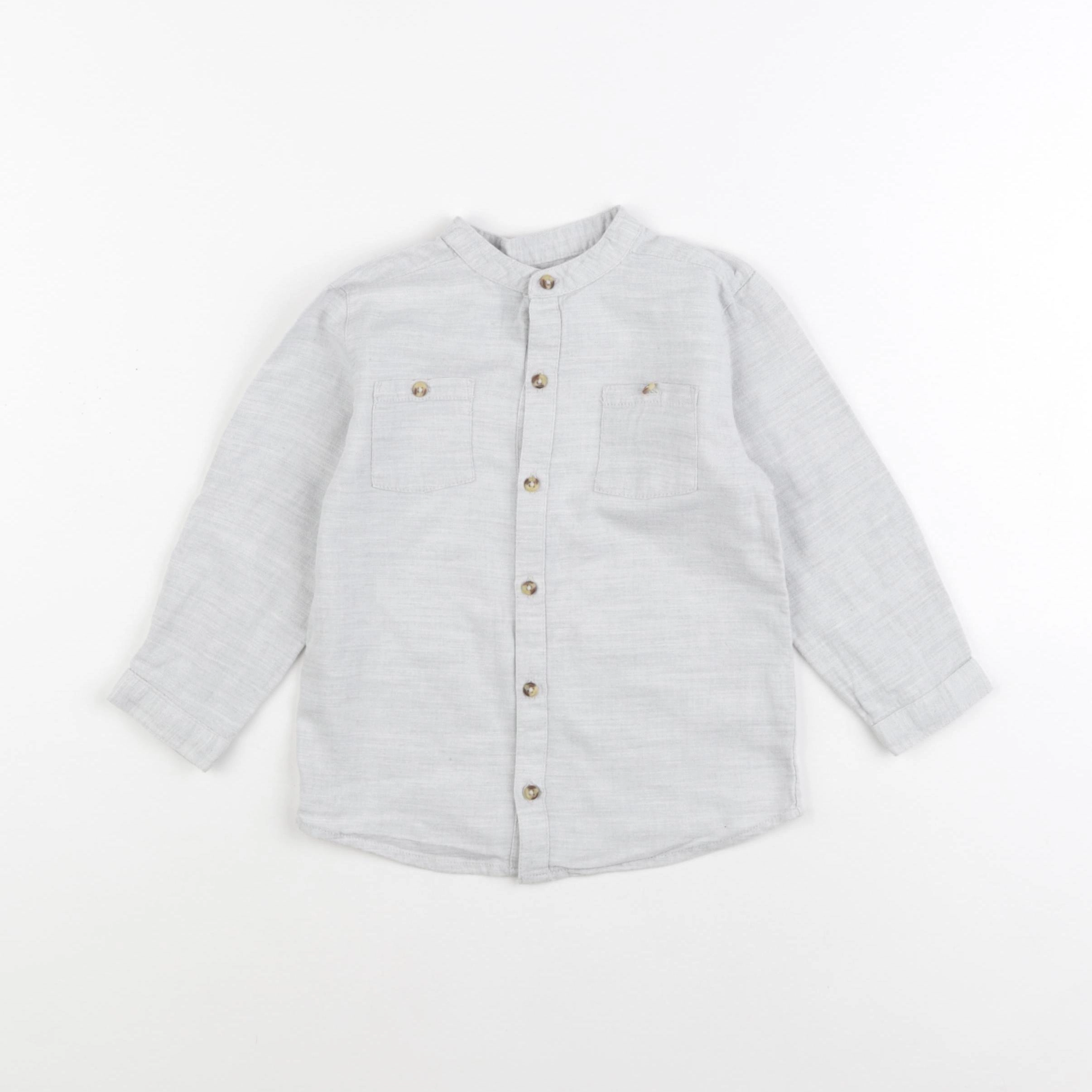 Boutchou - chemise bleu - 36 mois