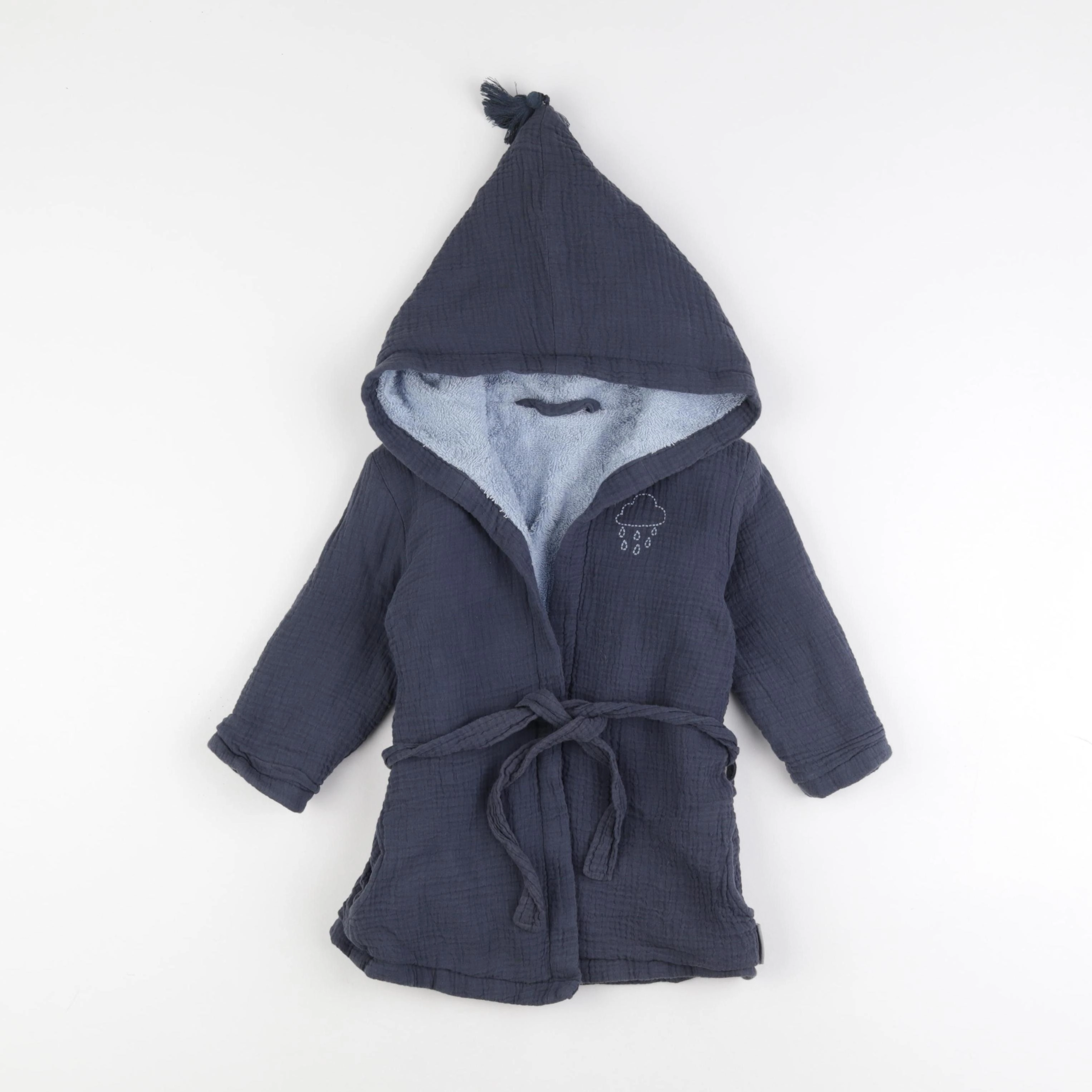 Vertbaudet - peignoir bleu - 36 mois