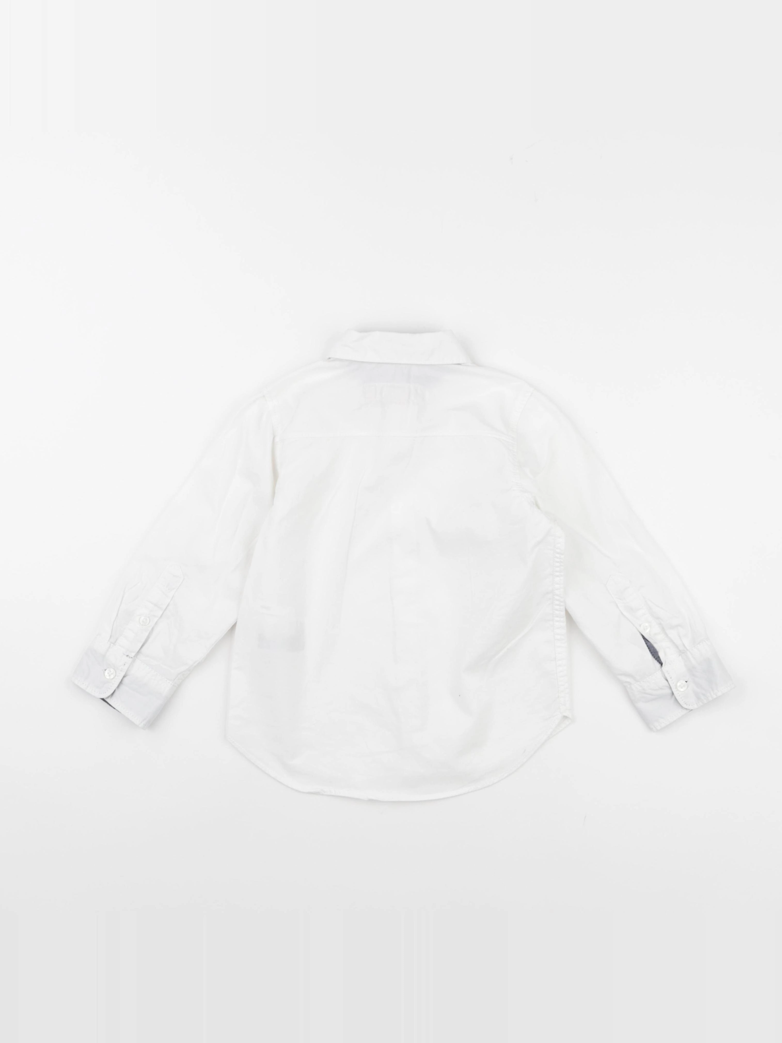 H&M - chemise blanc - 2/3 ans