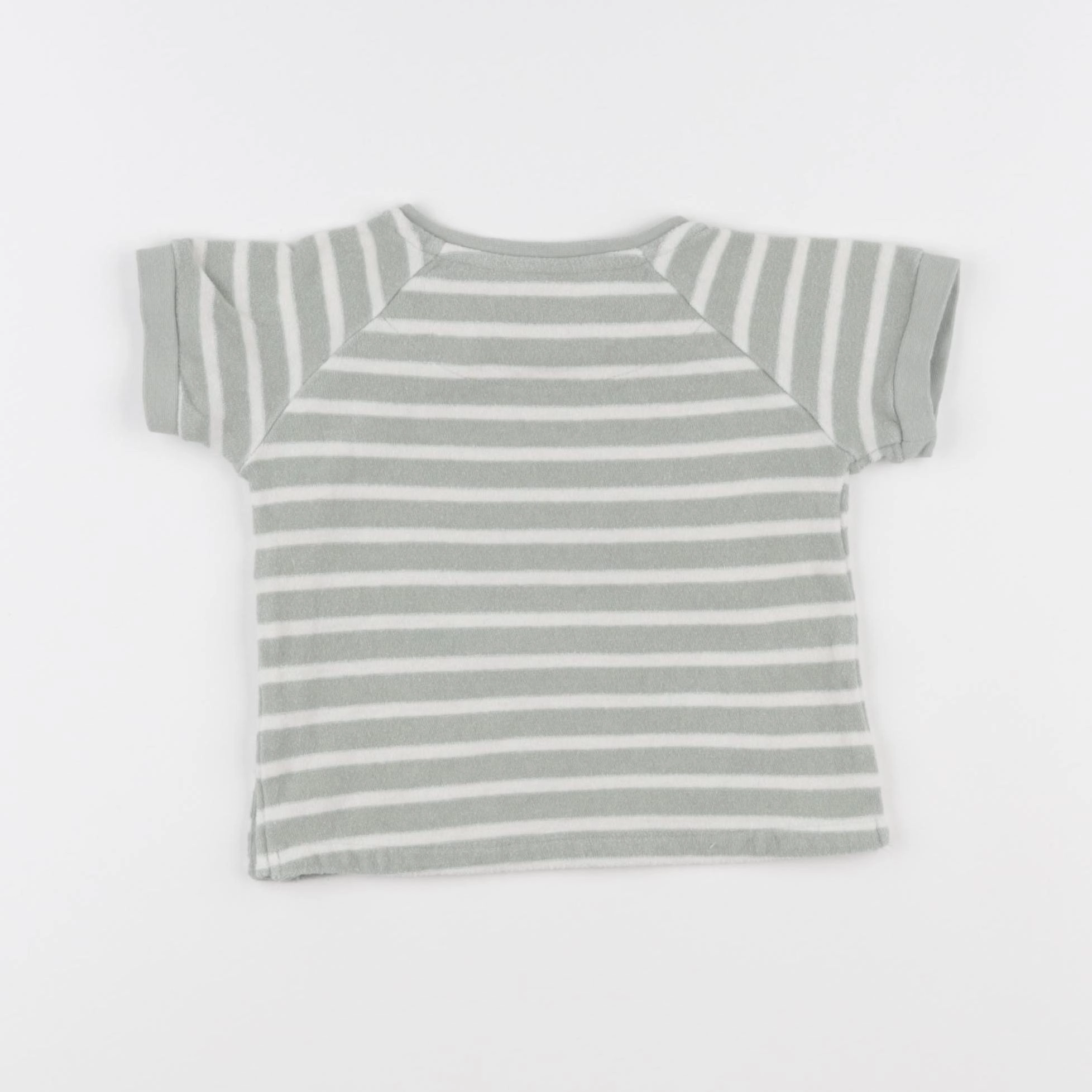 H&M - tee-shirt blanc, vert - 3/6 mois