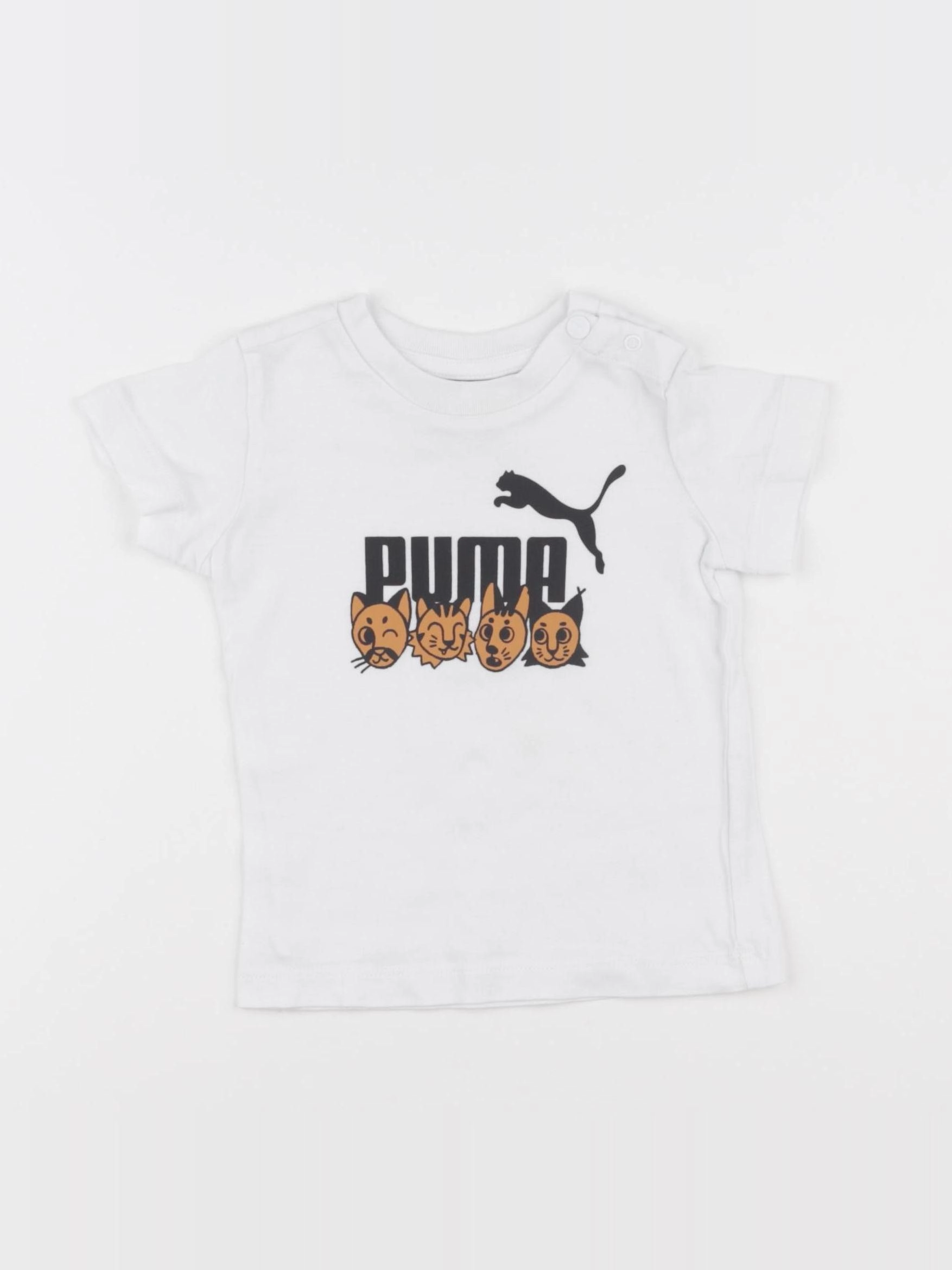 Puma - tee-shirt blanc - 6/9 mois