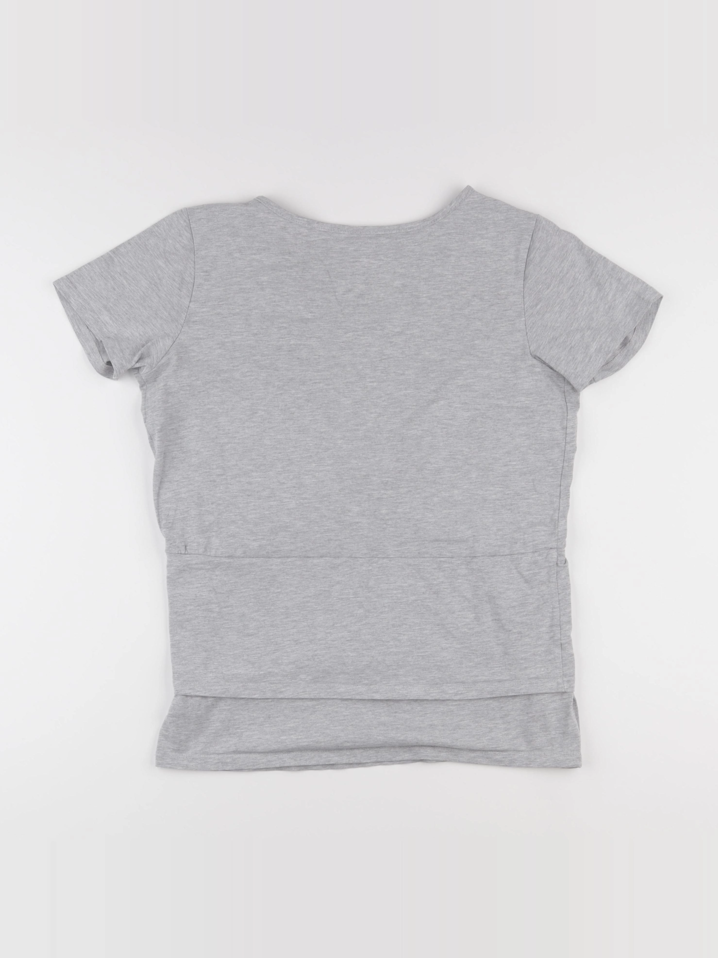 Vertbaudet - tee-shirt allaitement gris - 38 à 40