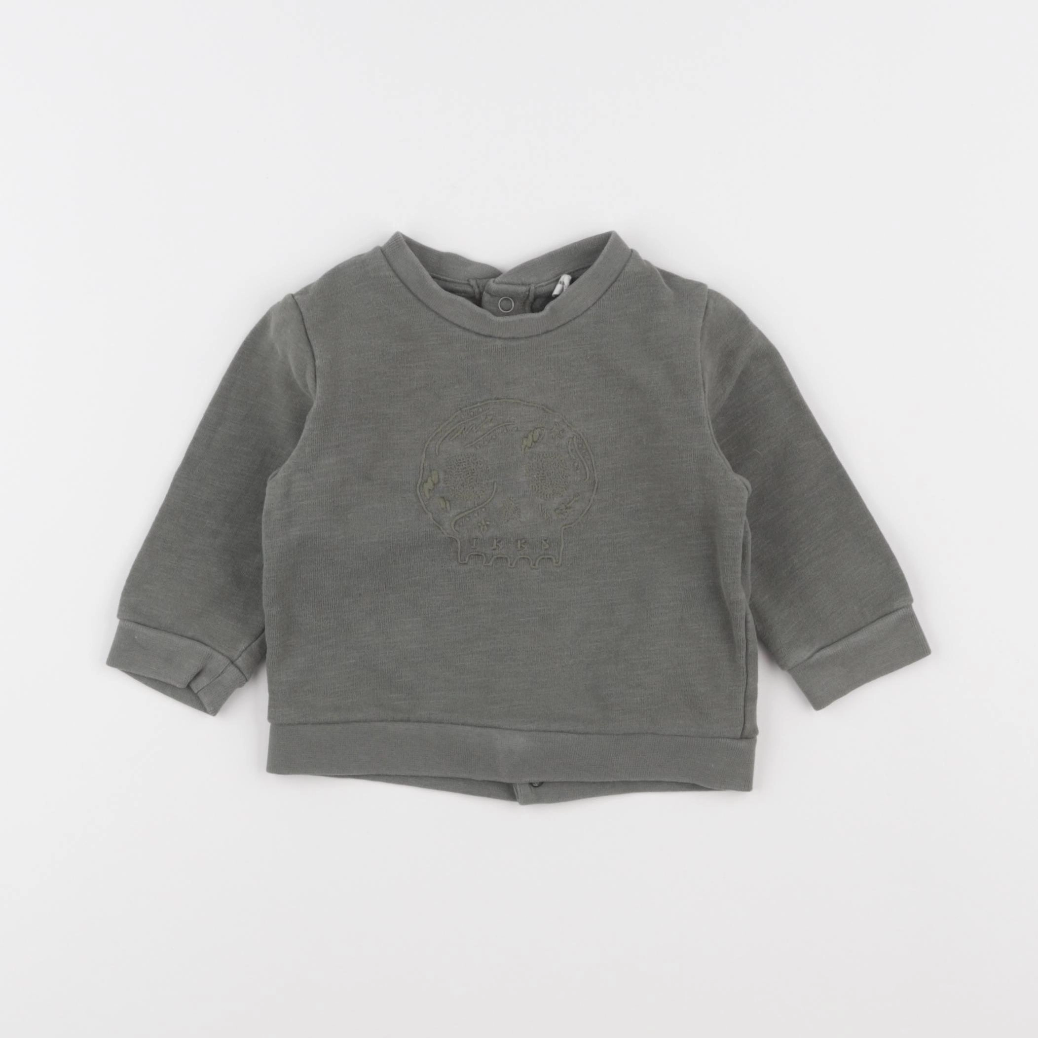IKKS - sweat vert - 12 mois