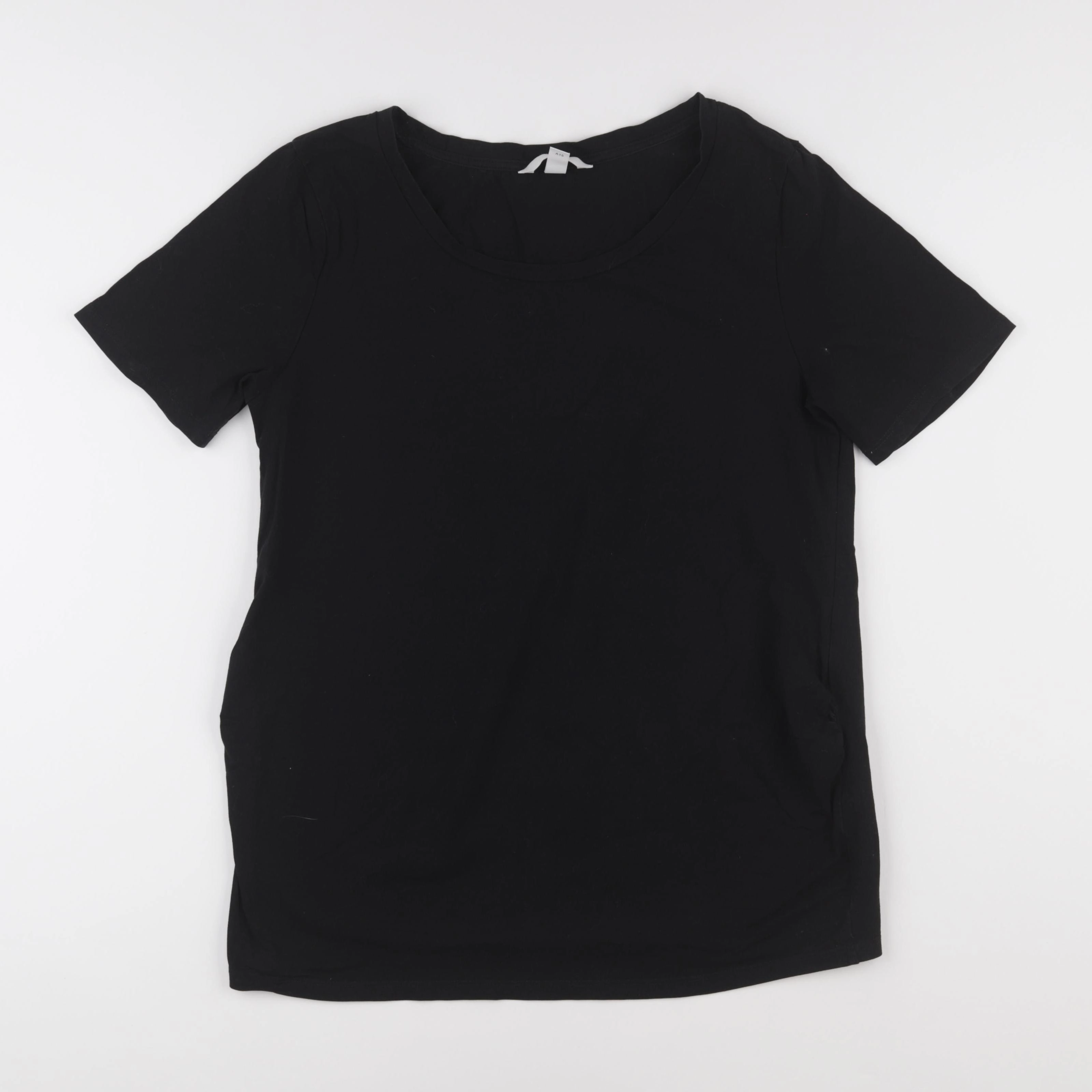 H&M - tee-shirt grossesse noir - l