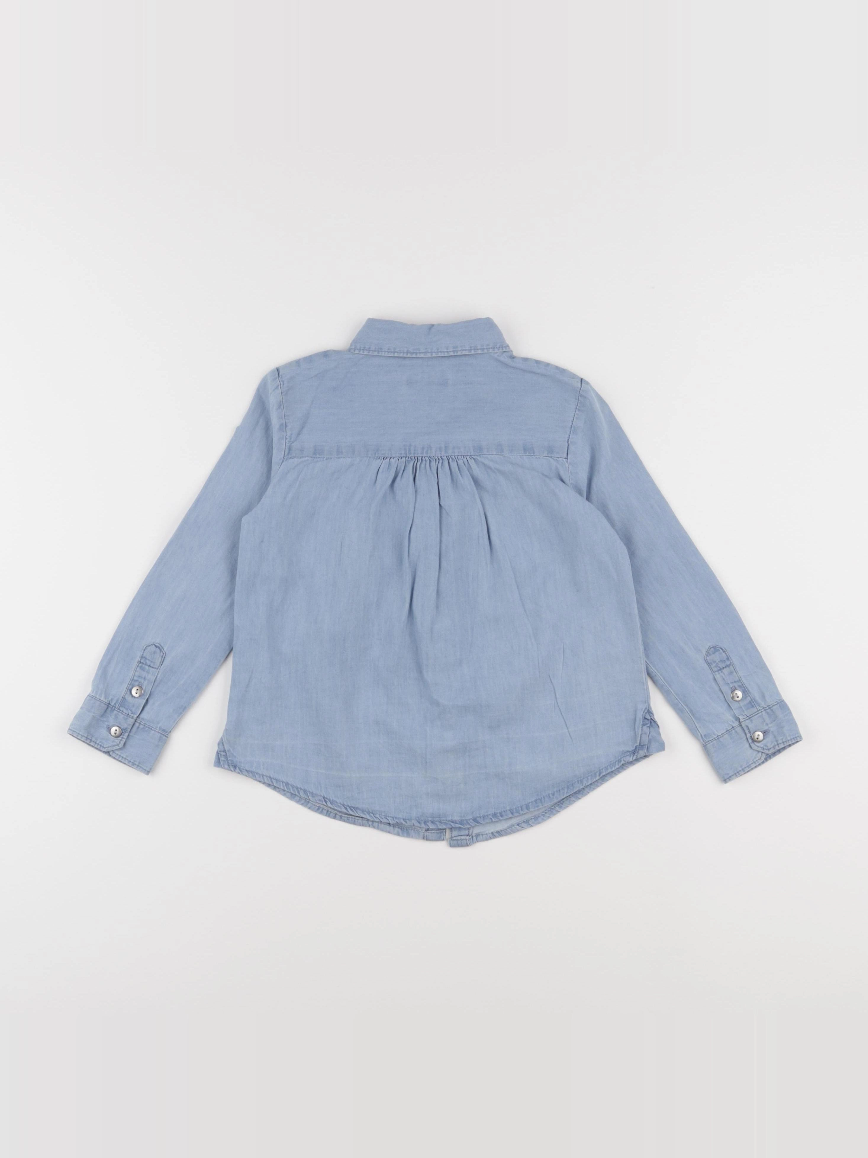 Vertbaudet - blouse bleu - 5 ans