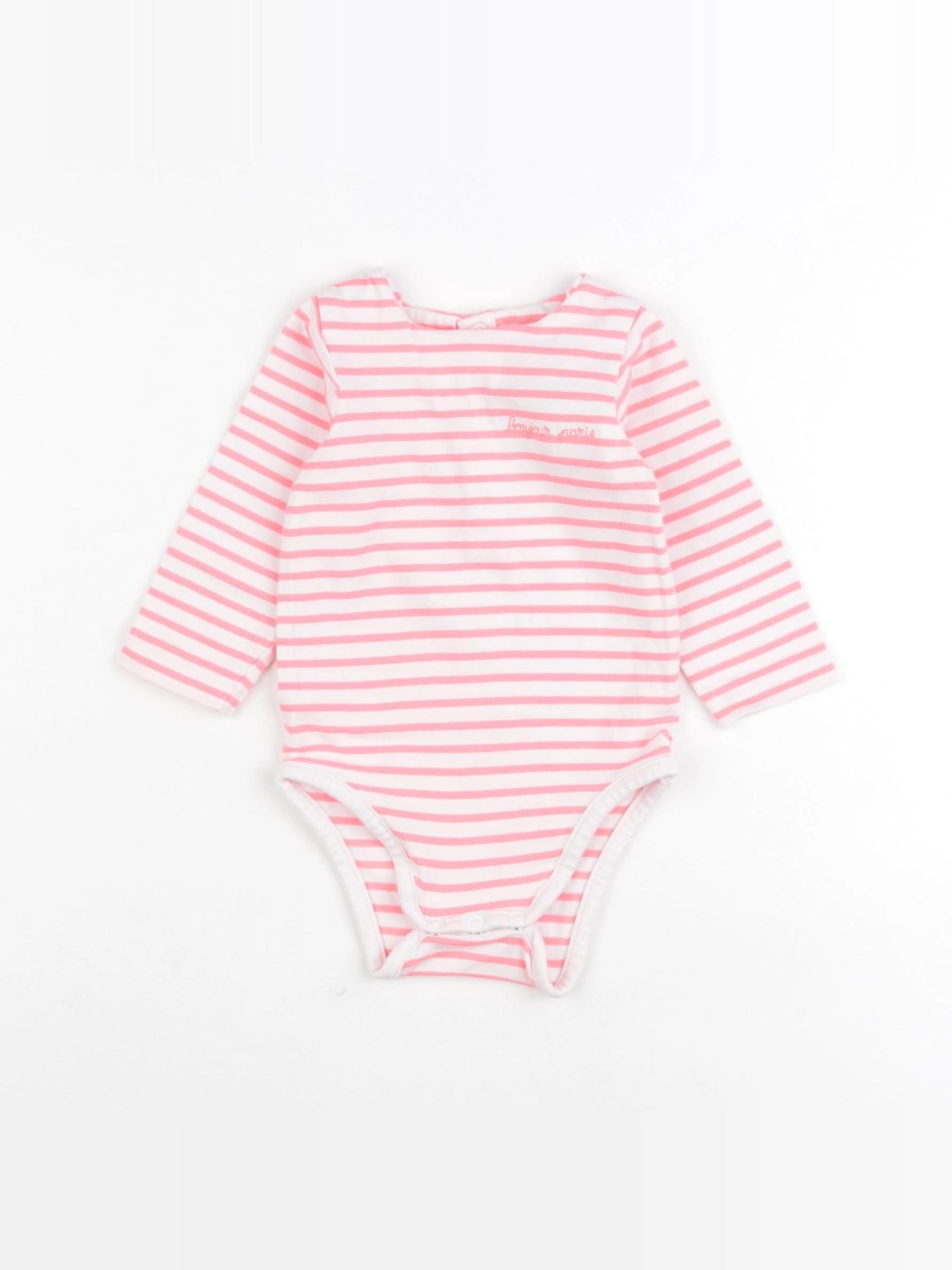 Jacadi - body rose - 6 mois