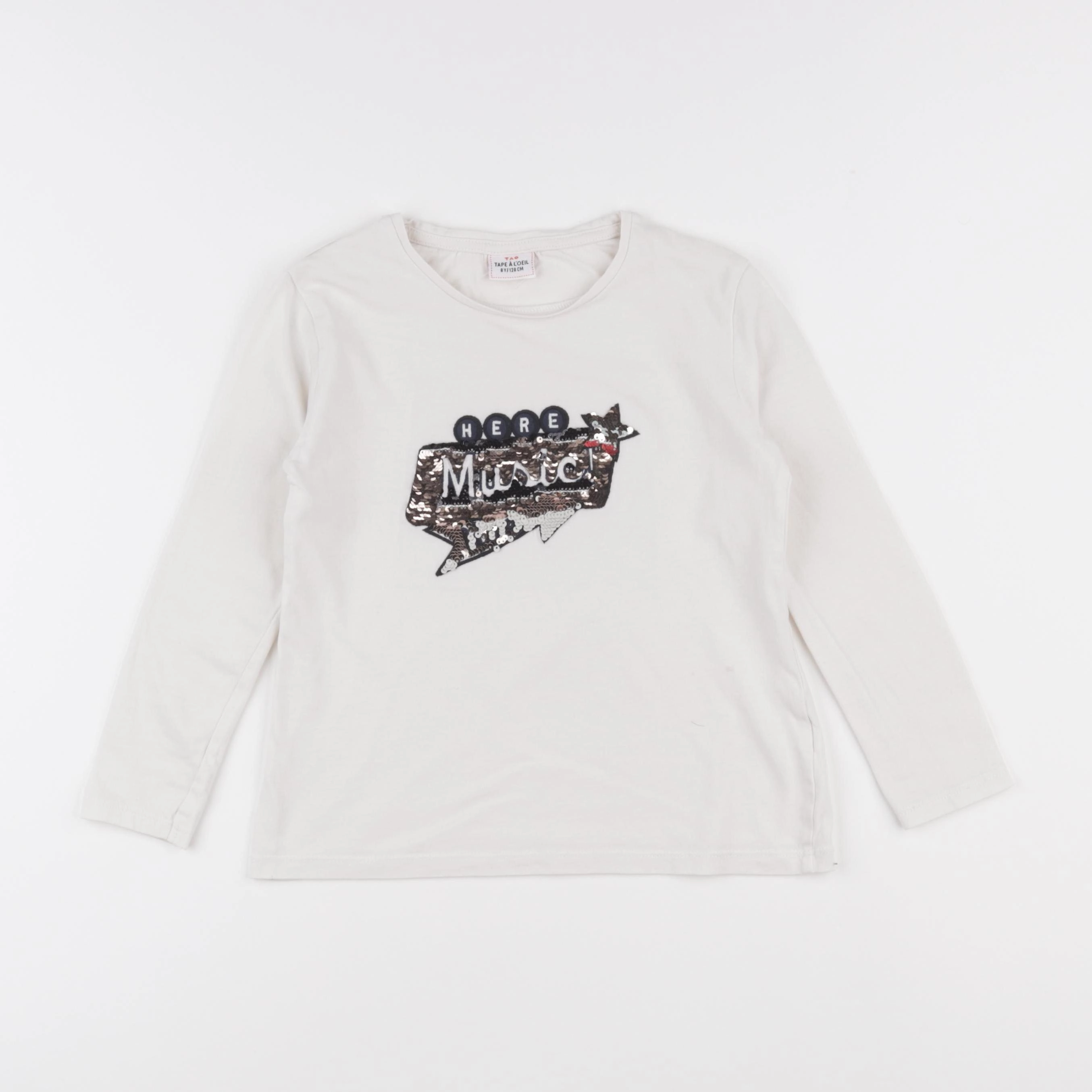 Tape à l'oeil - tee-shirt beige - 8 ans