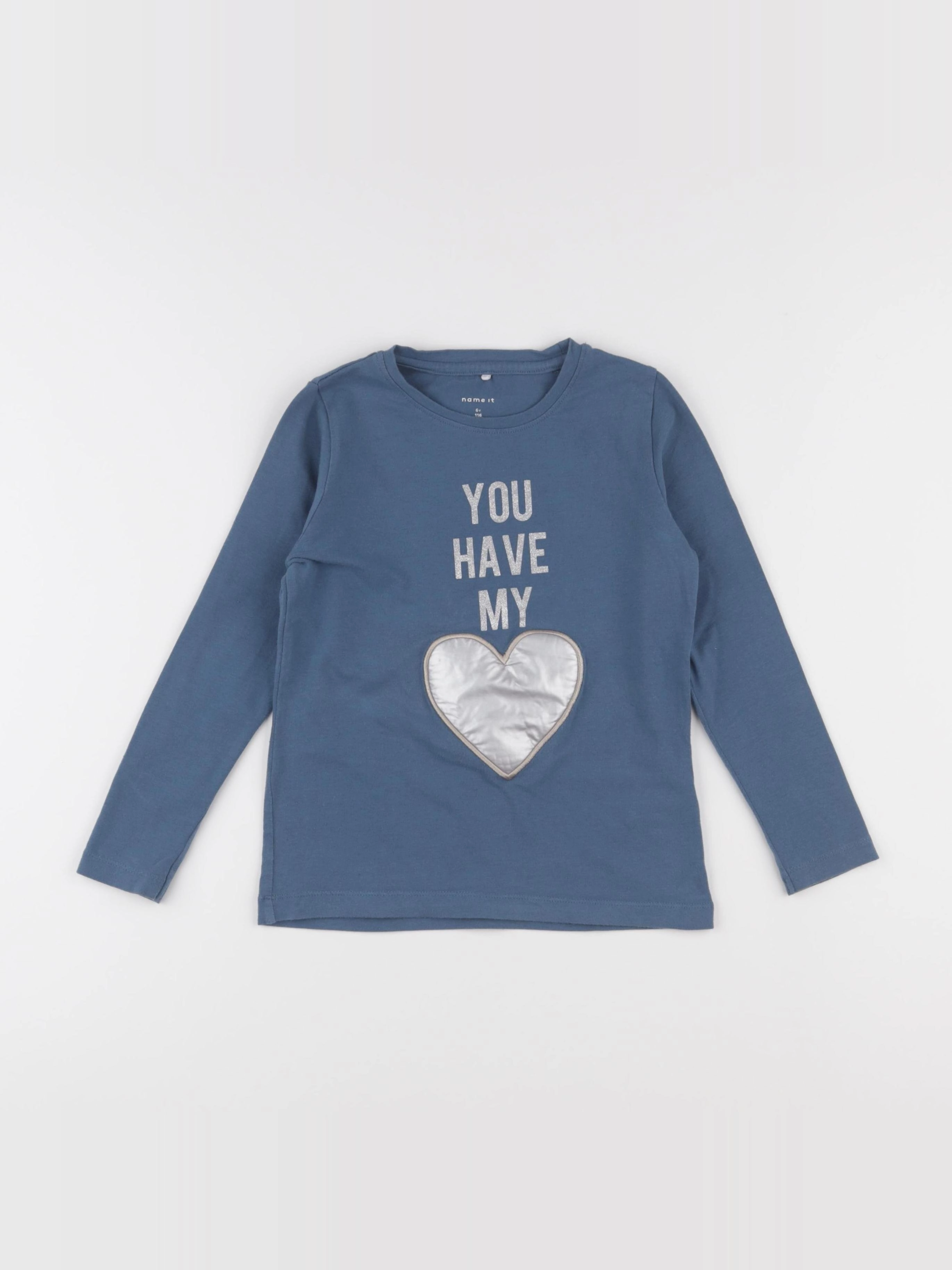 Name it - tee-shirt bleu - 6 ans