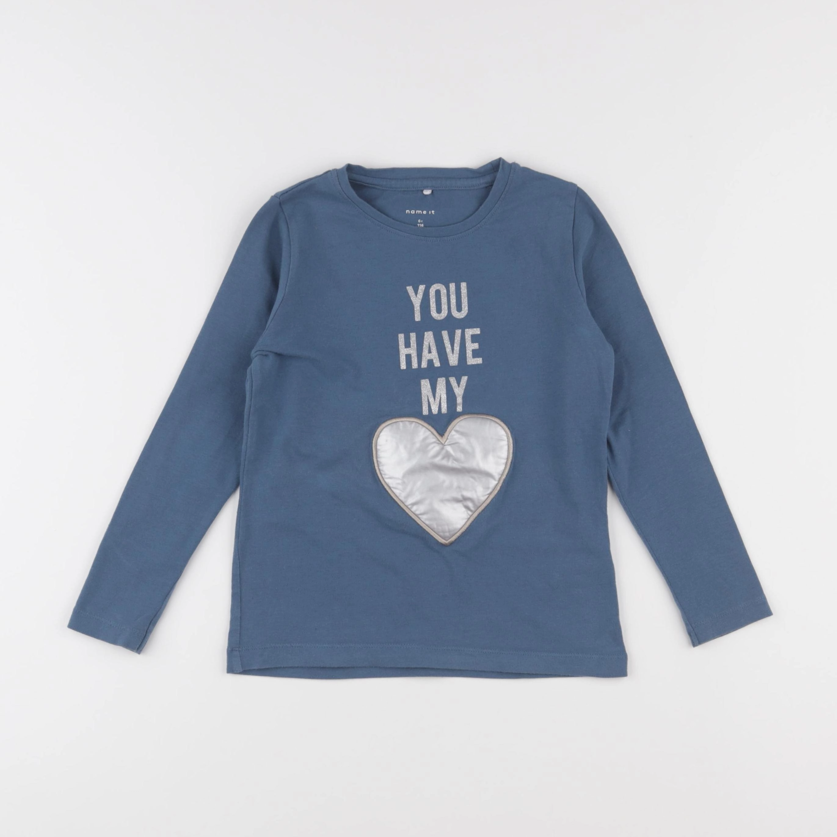 Name it - tee-shirt bleu - 6 ans