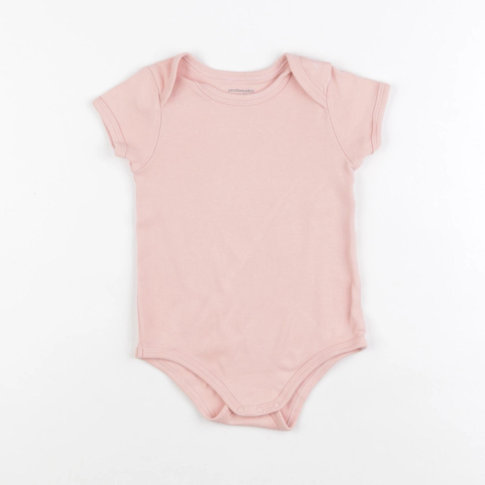 Vertbaudet - body rose - 24 mois