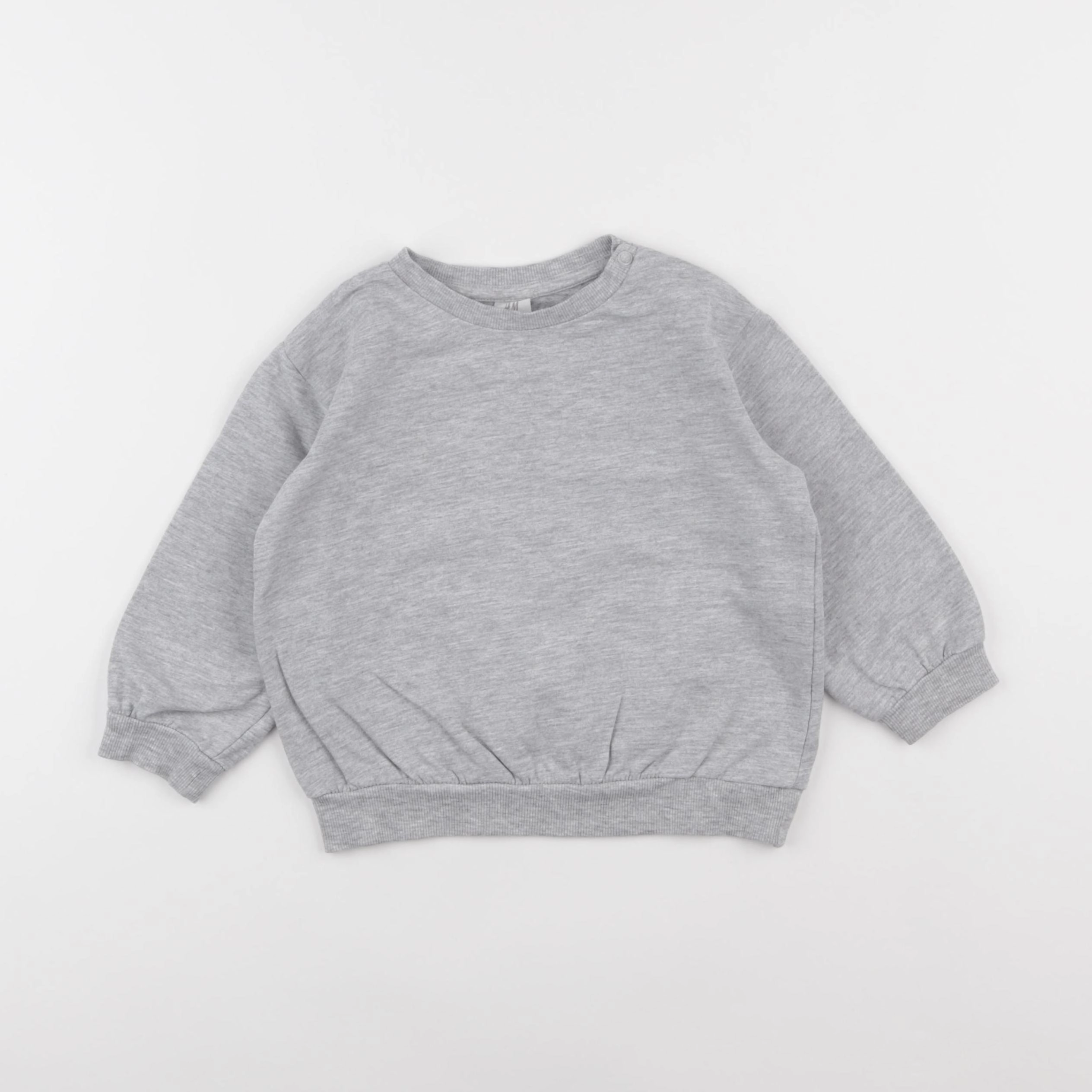 H&M - sweat gris - 18/24 mois