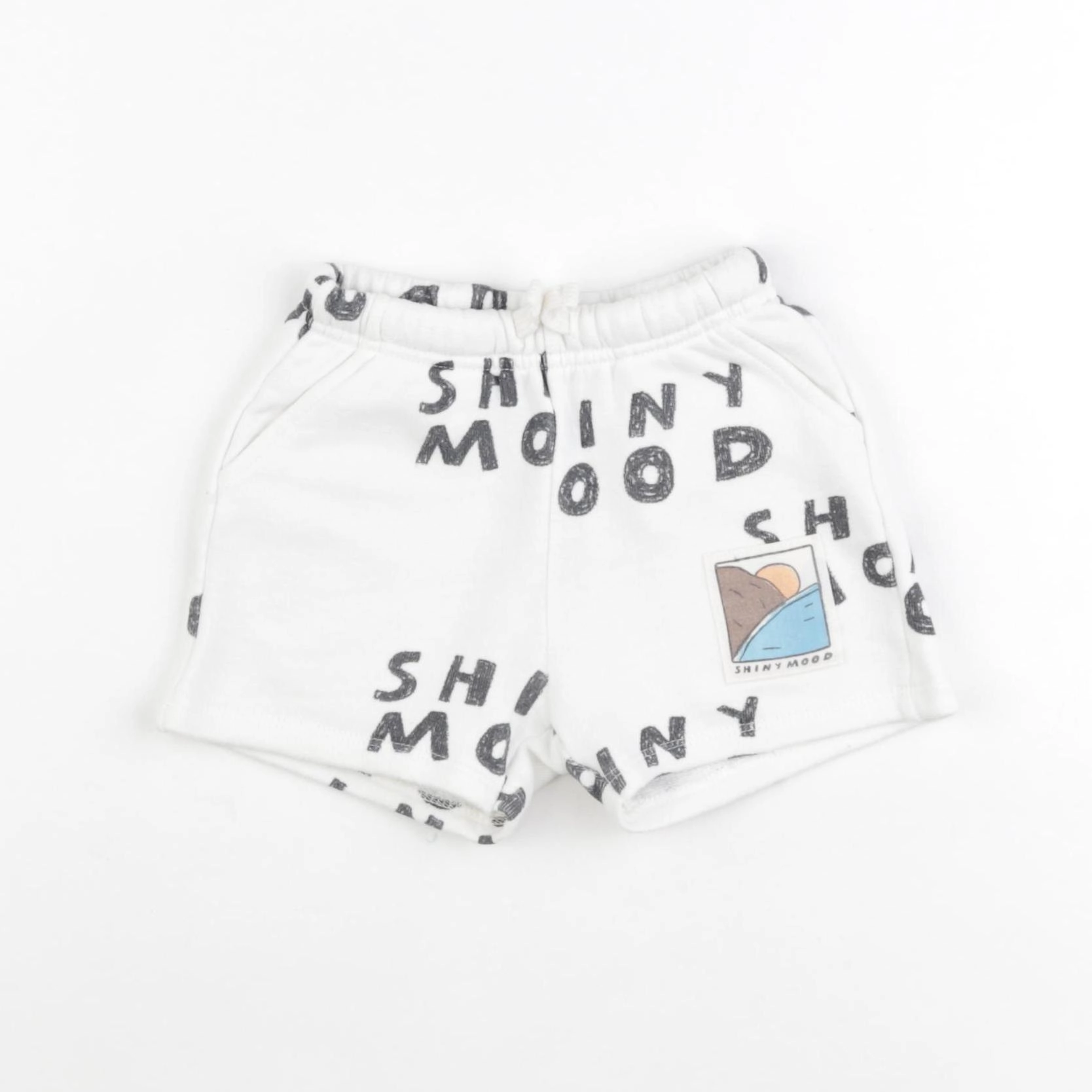 Zara - short blanc - 18 mois