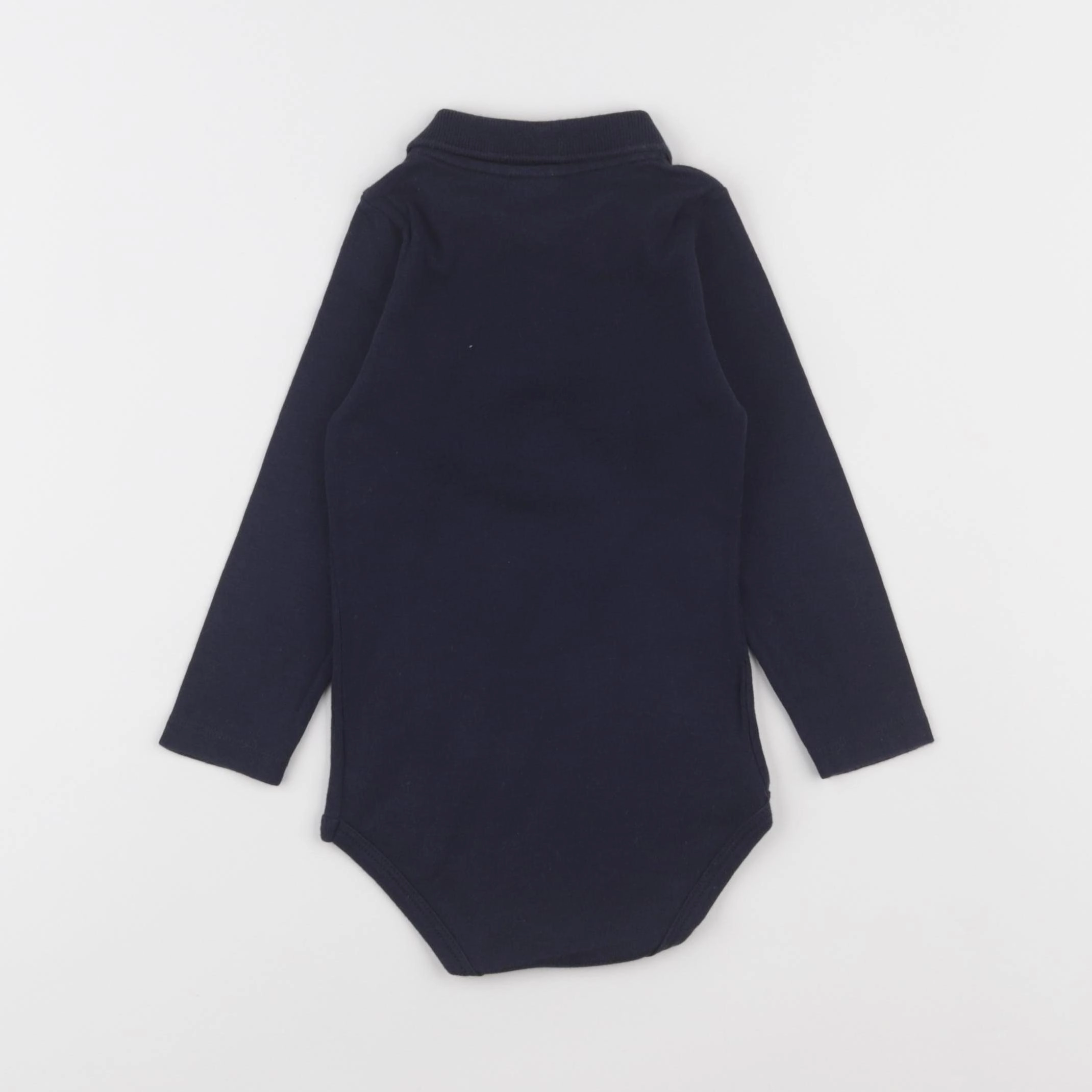 Petit Bateau - body à col bleu - 18 mois