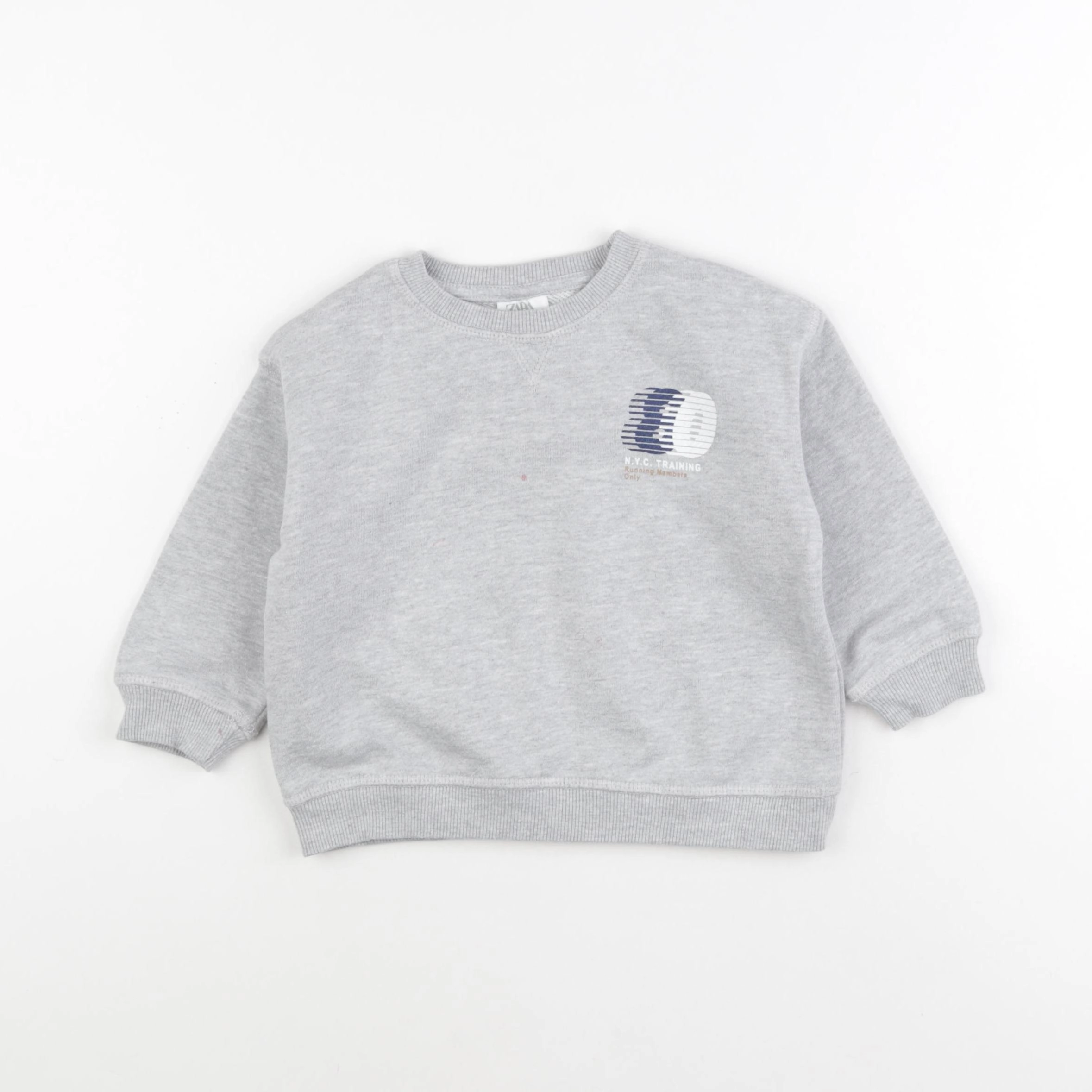Zara - sweat gris - 18 mois