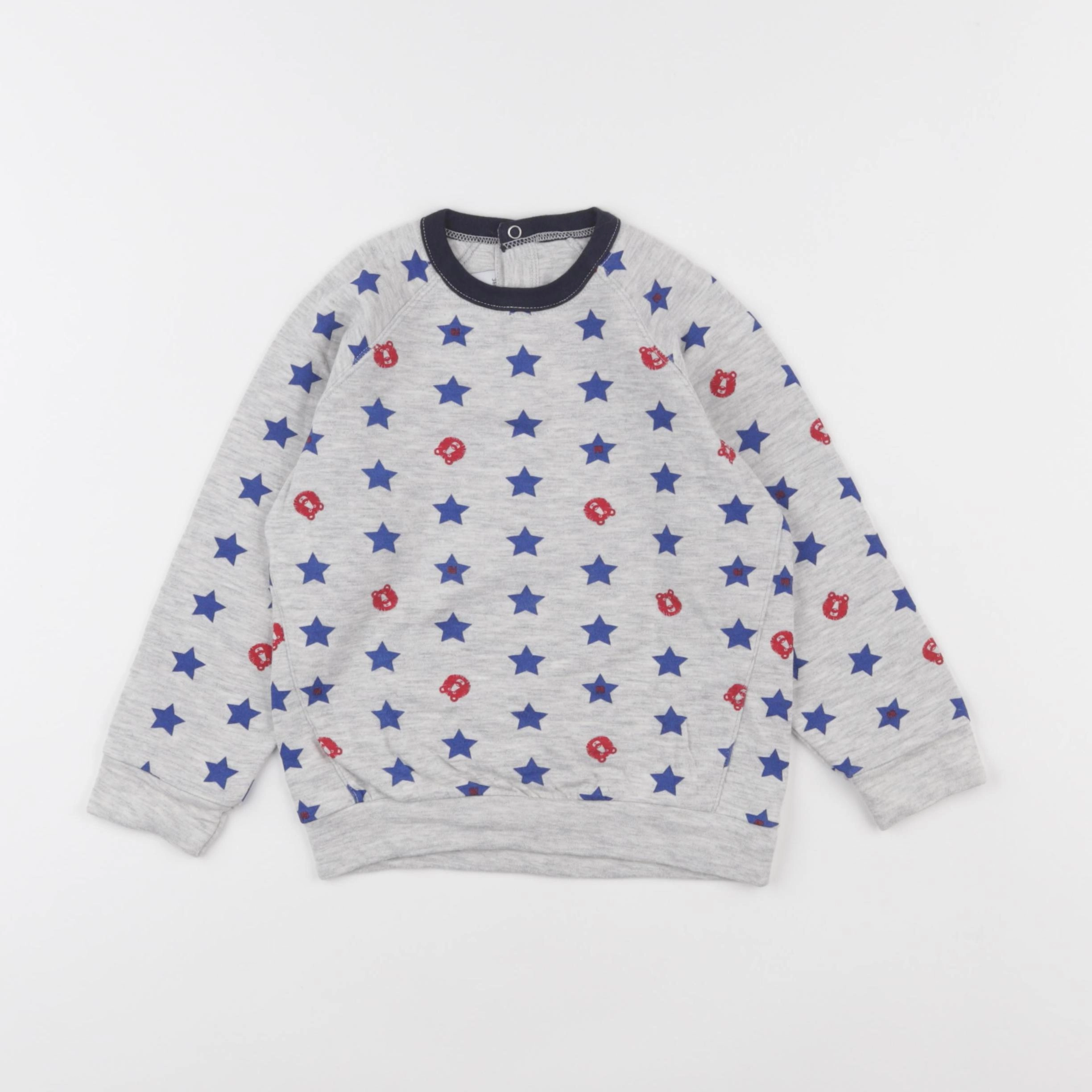Petit Bateau - tee-shirt gris - 36 mois