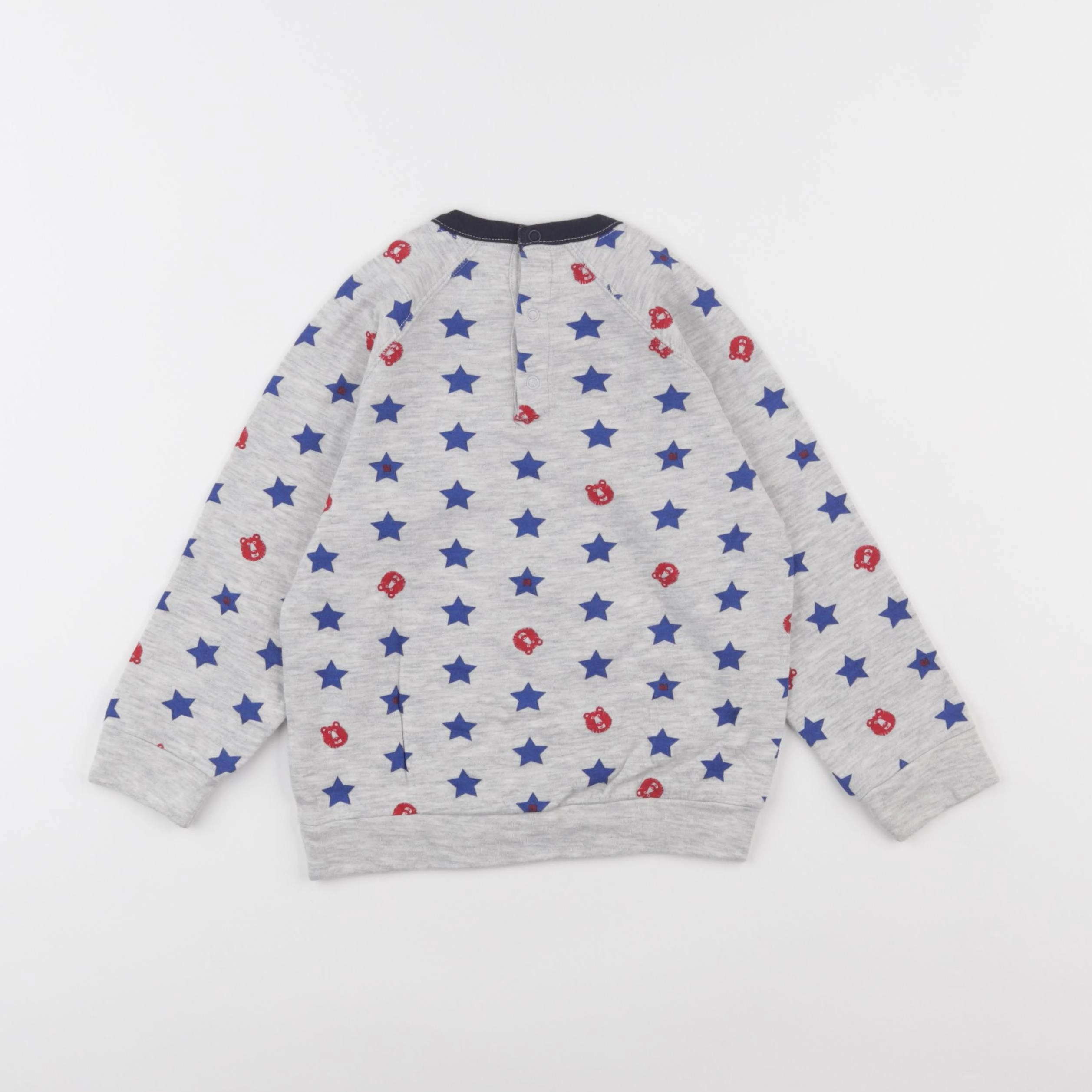 Petit Bateau - tee-shirt gris - 36 mois