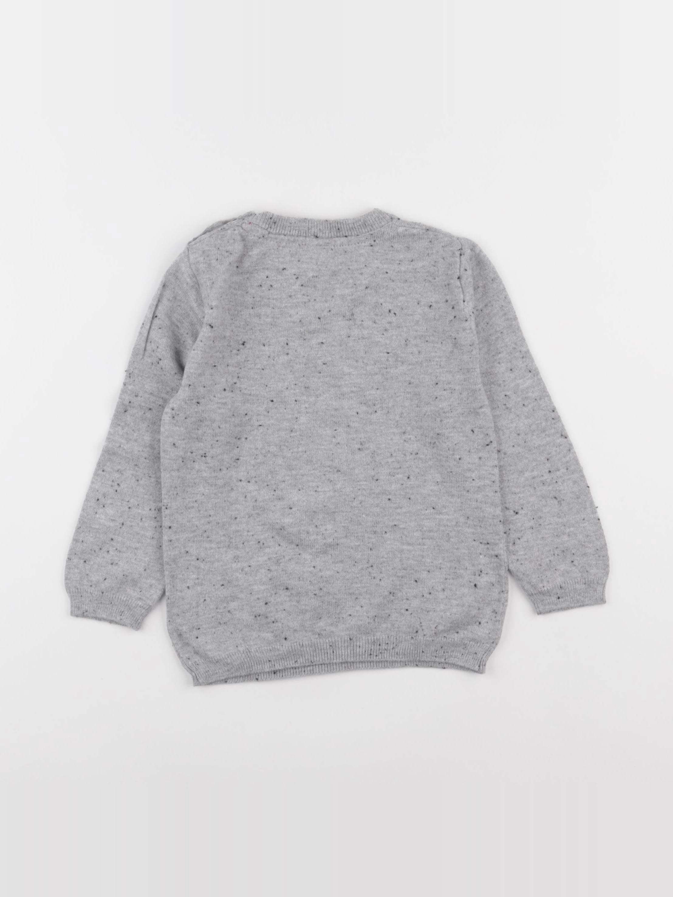 H&M - pull gris - 18/24 mois