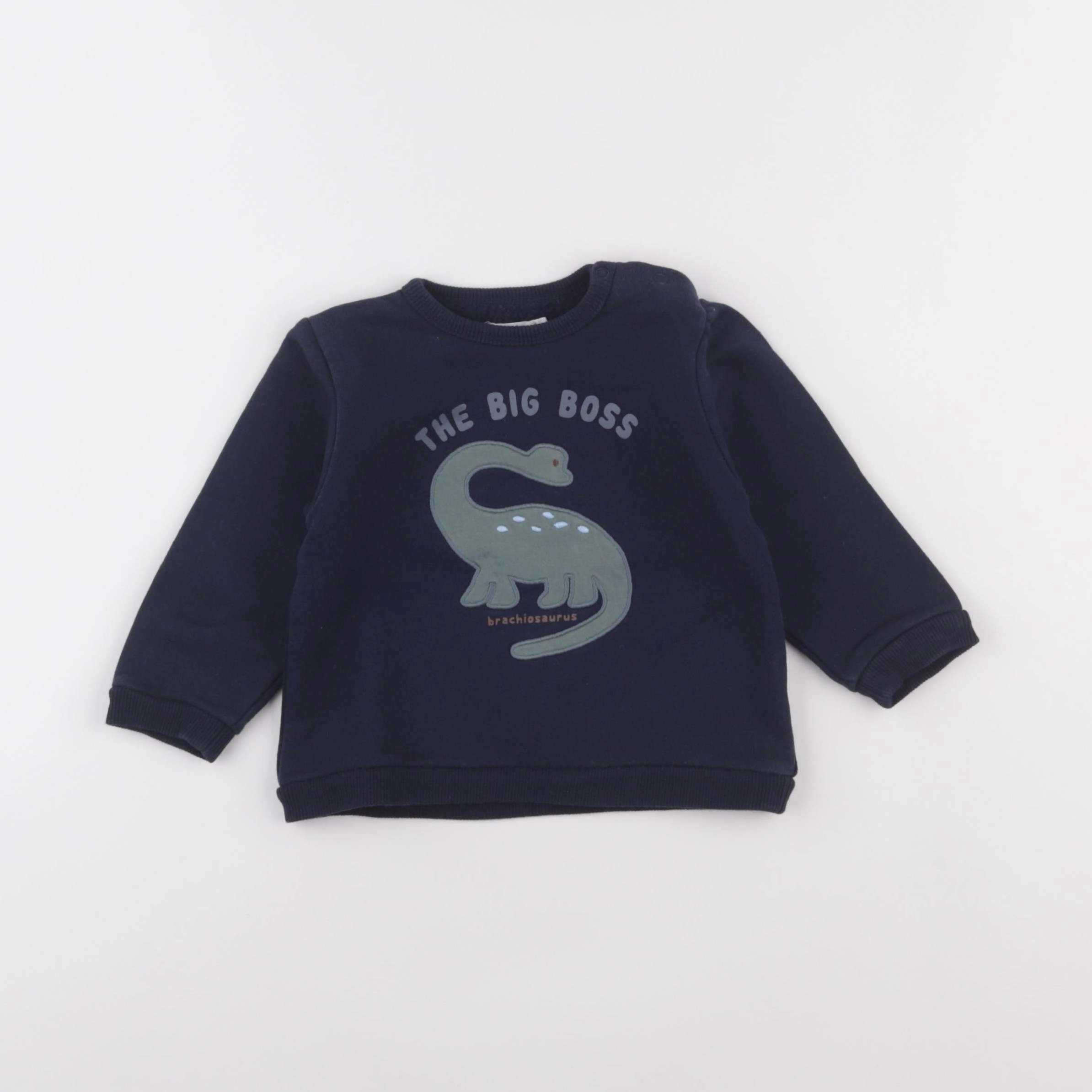 Boutchou - sweat bleu - 18 mois